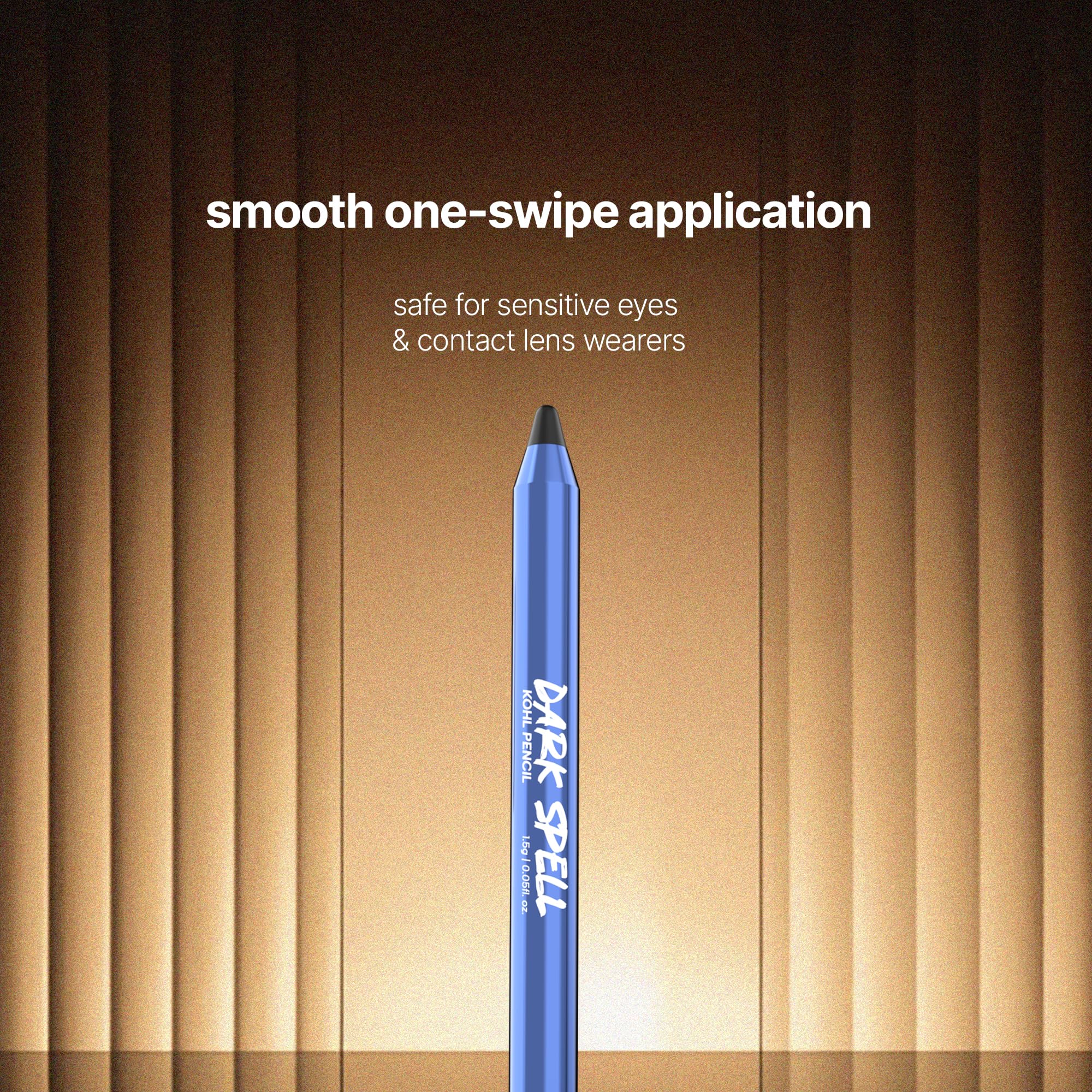 Sotrue Dark Spell Kohl Kajal Pencil with Sharpener | Smudgeproof, 24 Hours Long Stay | One Swipe Application | Matte Finish |1.5 gm - Image 6 thumbnail