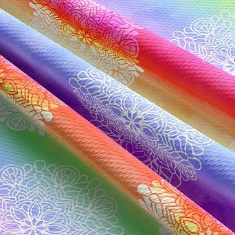 Bullet Textured Fabric By the Yard Floral Stretch Liverpool - 1 Yard Fabric for Bows Clothes Sewing (Floral110)