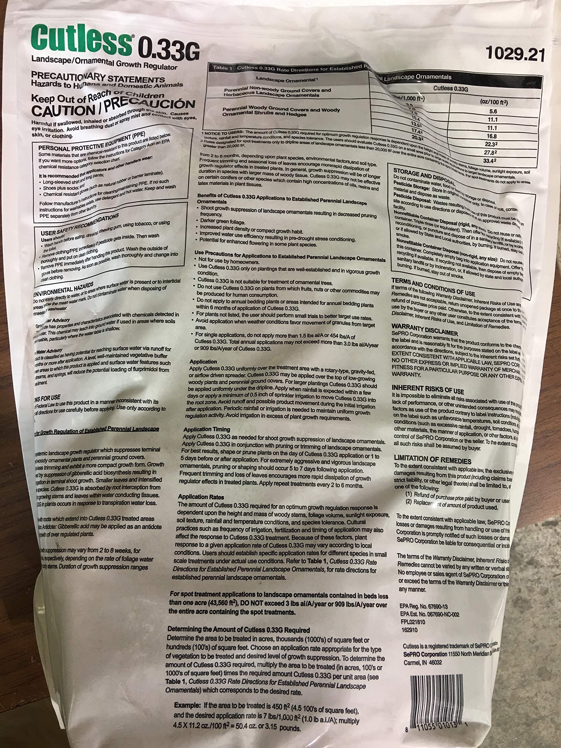 Amazon.com : Cutless 0.33G Growth Regulator (21 lb Bag ...