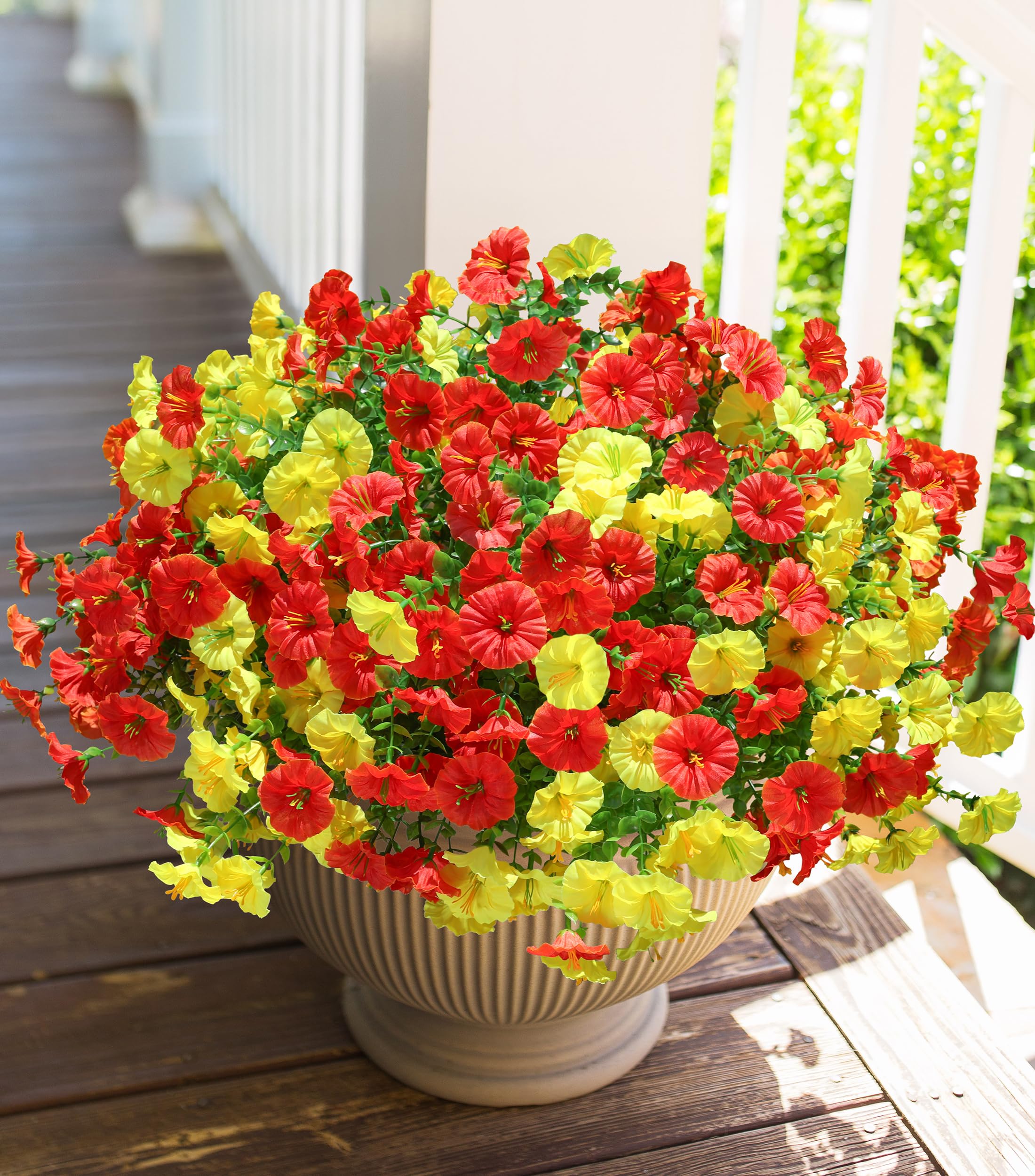 Amazon.com: HyeFlora Artificial Flowers for Outdoors Fake Plants