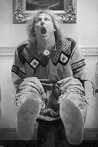 Vista 28 de Divertido Arte de Pared de Baño de Película - Pósteres de Humor de la Película Primo Eddie para Decoración de Navidad - Impresiones en Lienzo