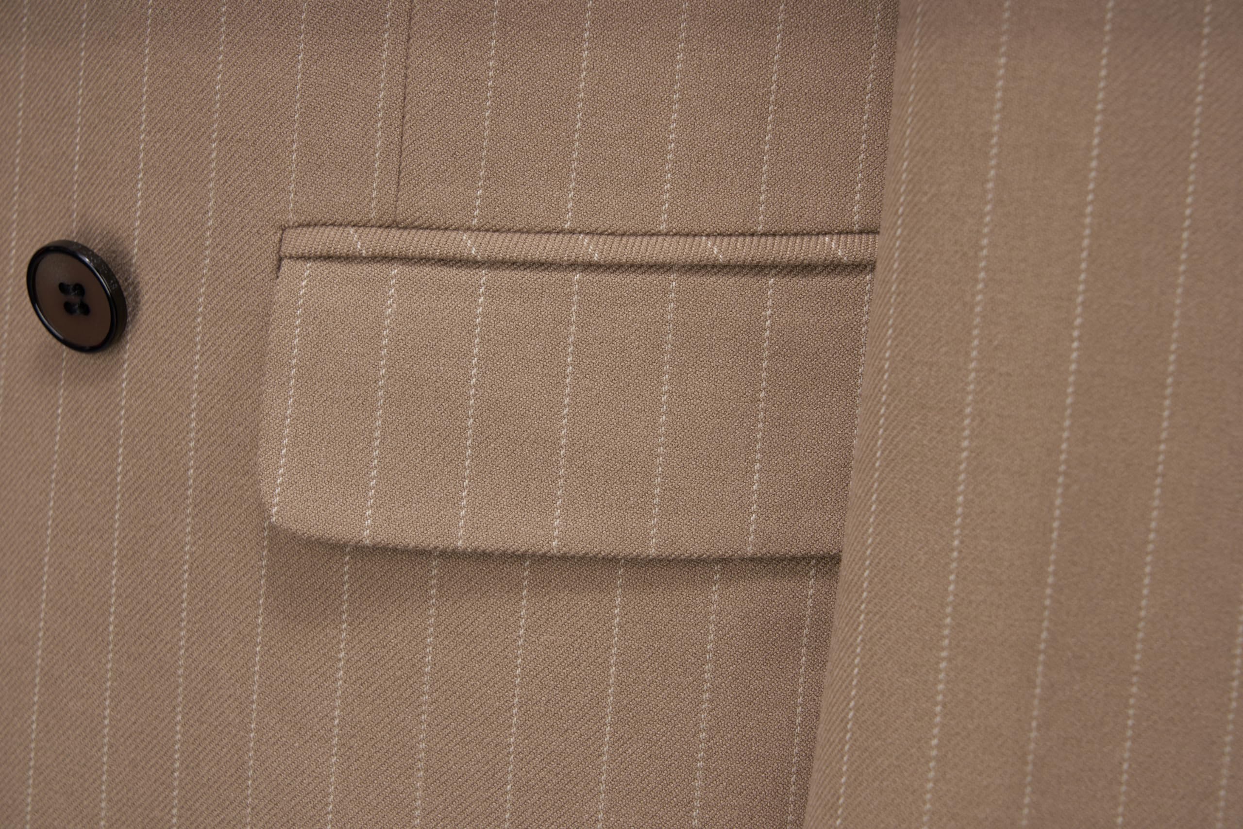 MOGU Abito da uomo doppiopetto gessato 2 pezzi slim fit smoking giacca formale e pantaloni per affari, matrimoni, balli di fine anno
