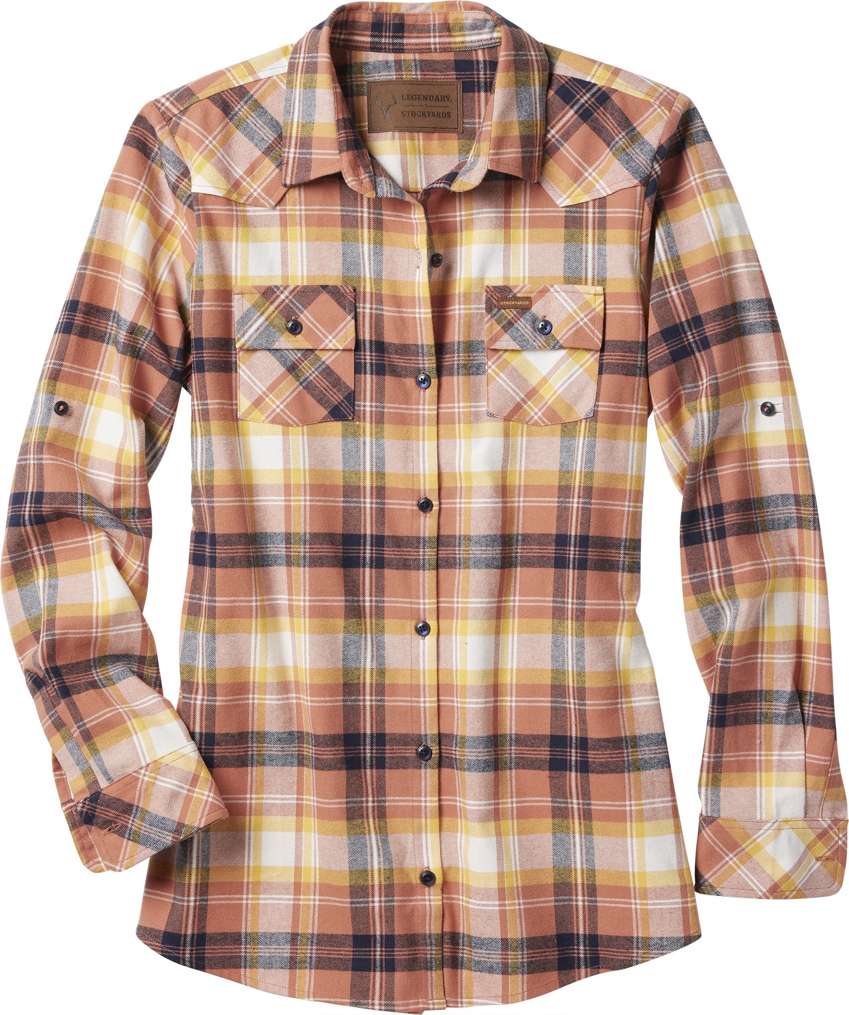 Legendary Whitetails Women's Stockyards Plaid Flannel Shirt