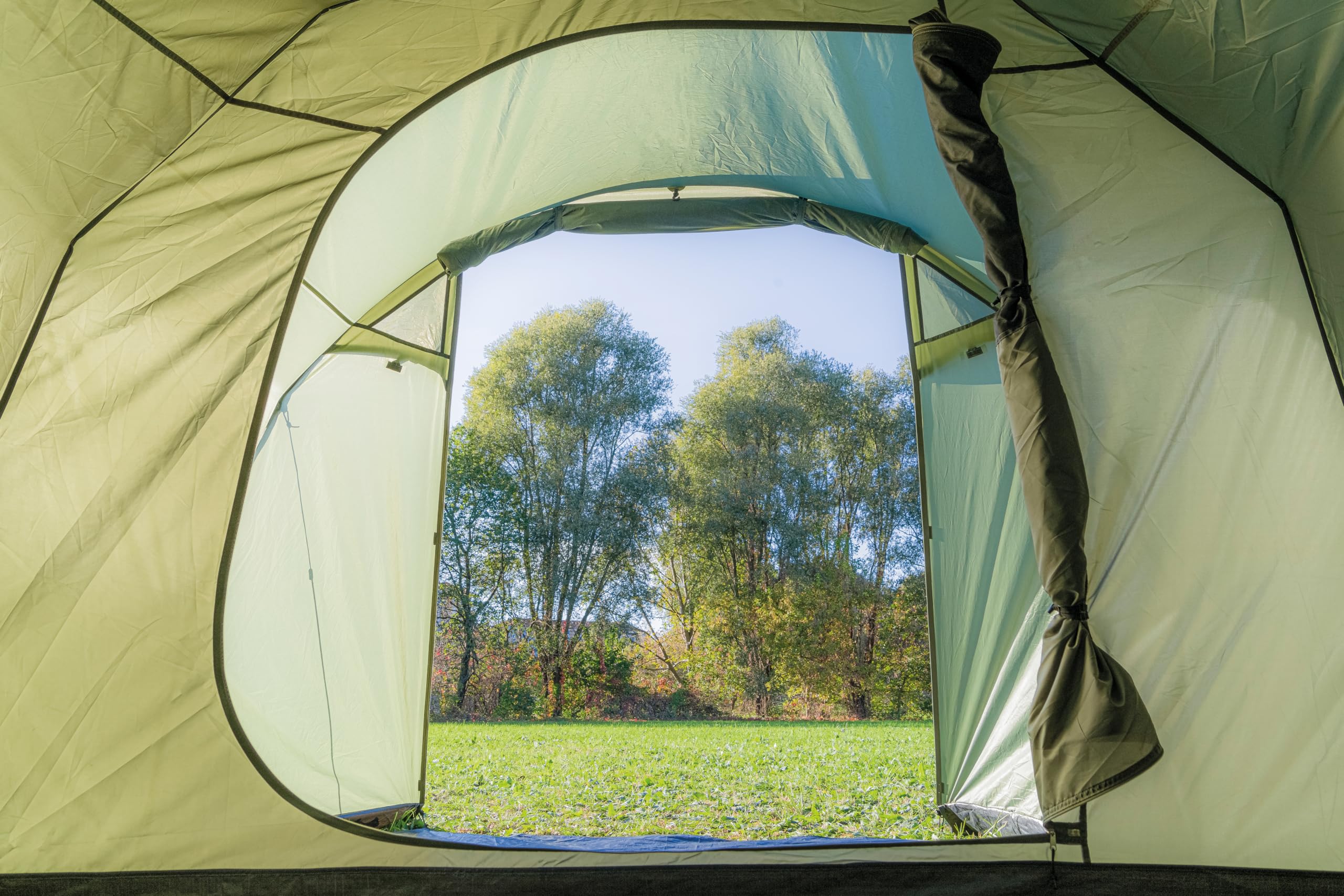 BravEarth Jaguar, Tenda da Campeggio Unisex Adulto, Verde, 4 Persone