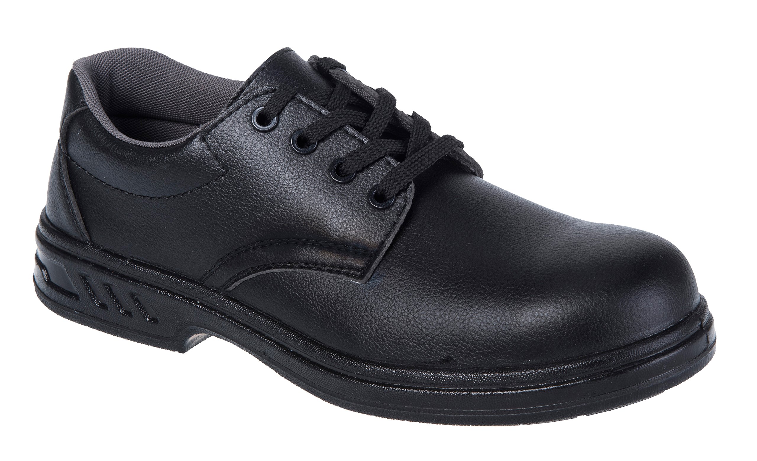 Portwest Black Steelite Laced Safety Shoe S2 - Uk 2 | Eu 35