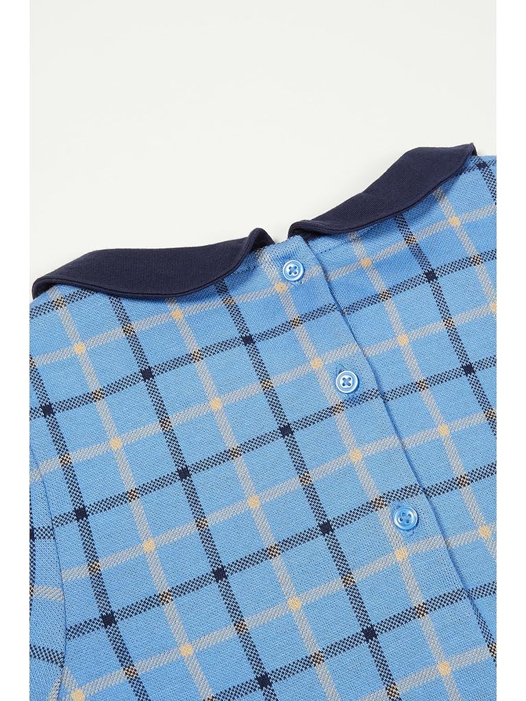 Blue Janie and Jack Jacquard Plaid Dress (Toddler/Little Kid/Big Kid)