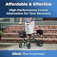 Vista 4 de Escúter de Rodilla Orientable de KneeRover, Verde