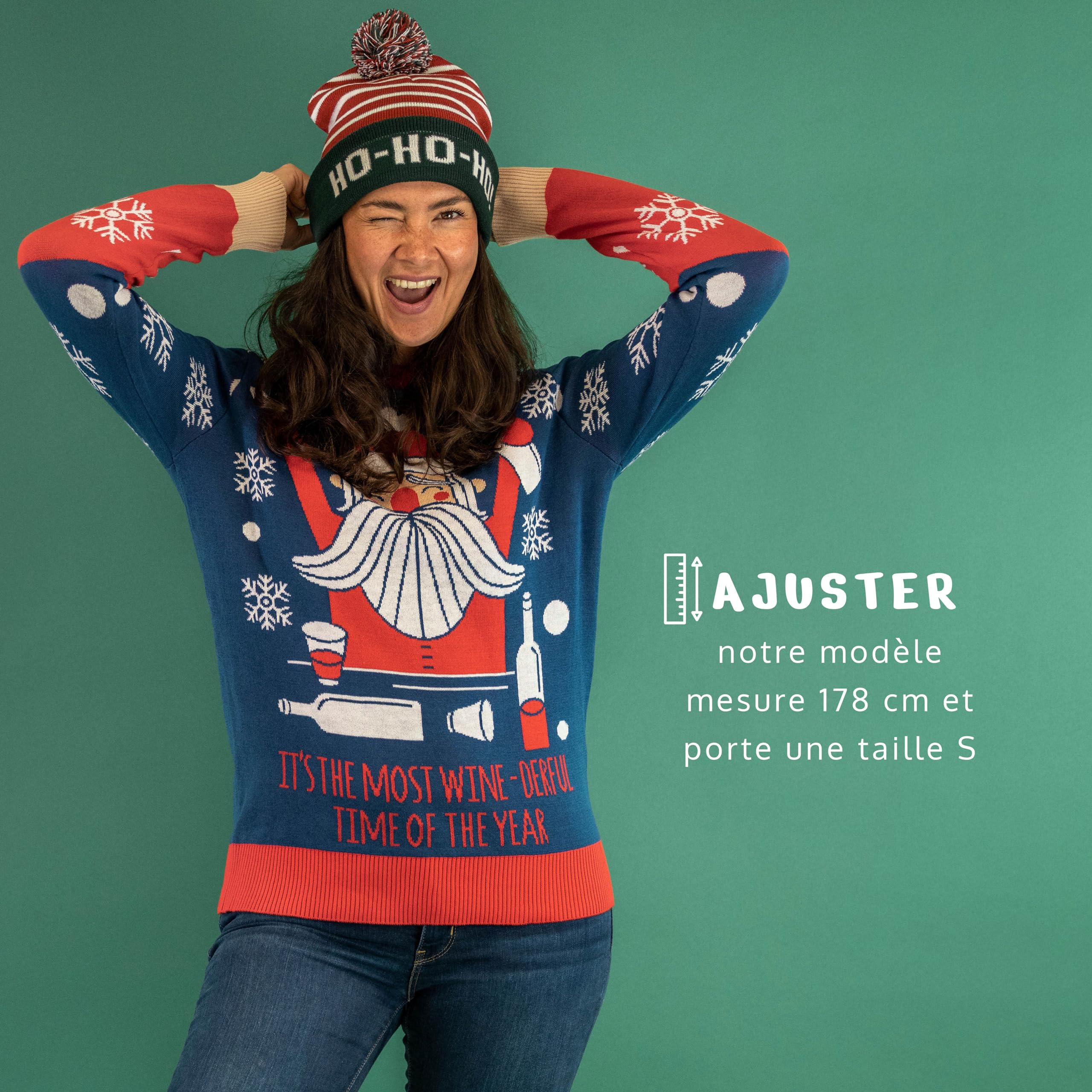 JAP Christmas - Pull de Noël - Winederfull - Une Tenue Parfaite sans gratter - 536 - L