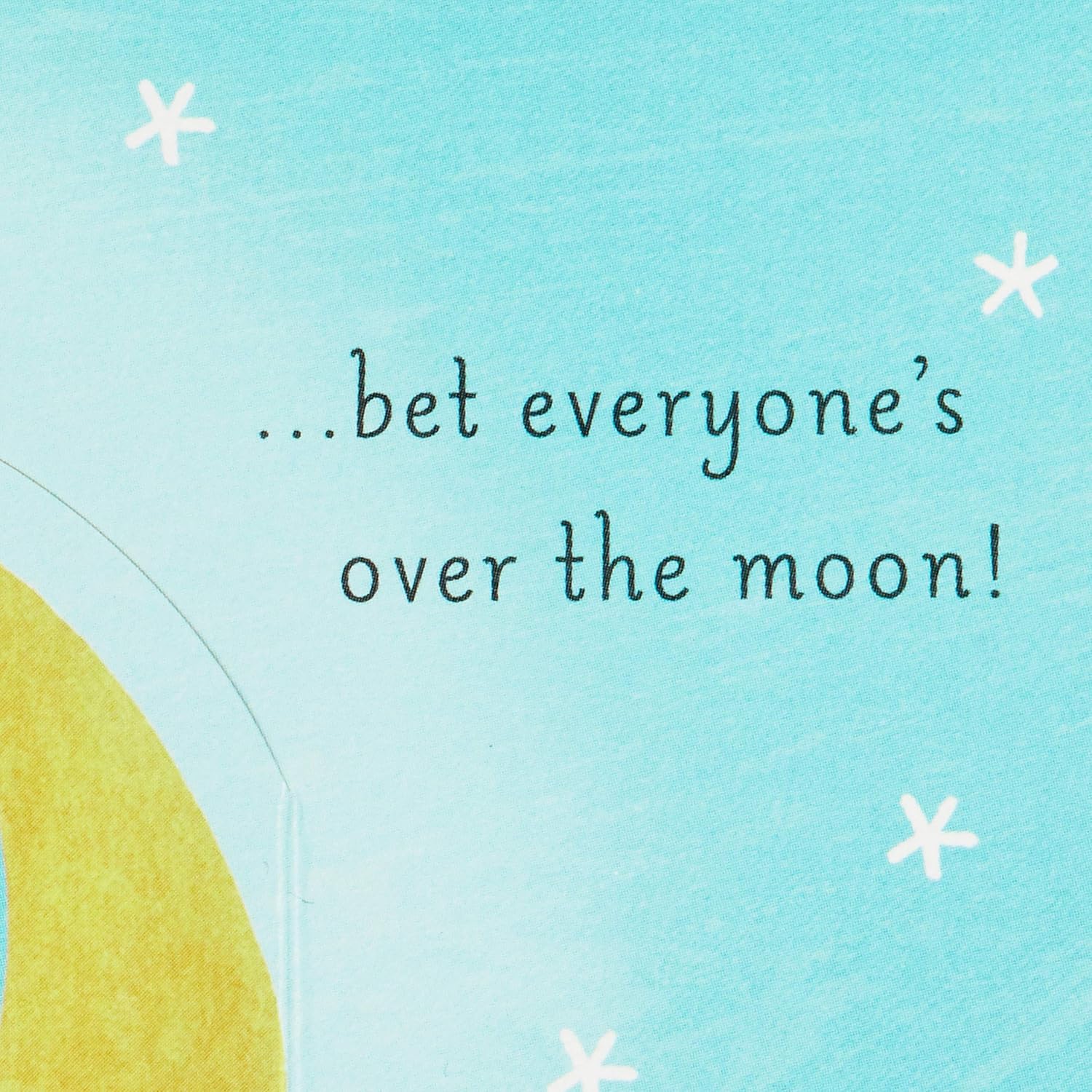 Hallmark Paper Wonder Pop Up Baby Shower Card for Baby Boy (Over The Moon) (399RZW1048) : Office Products
