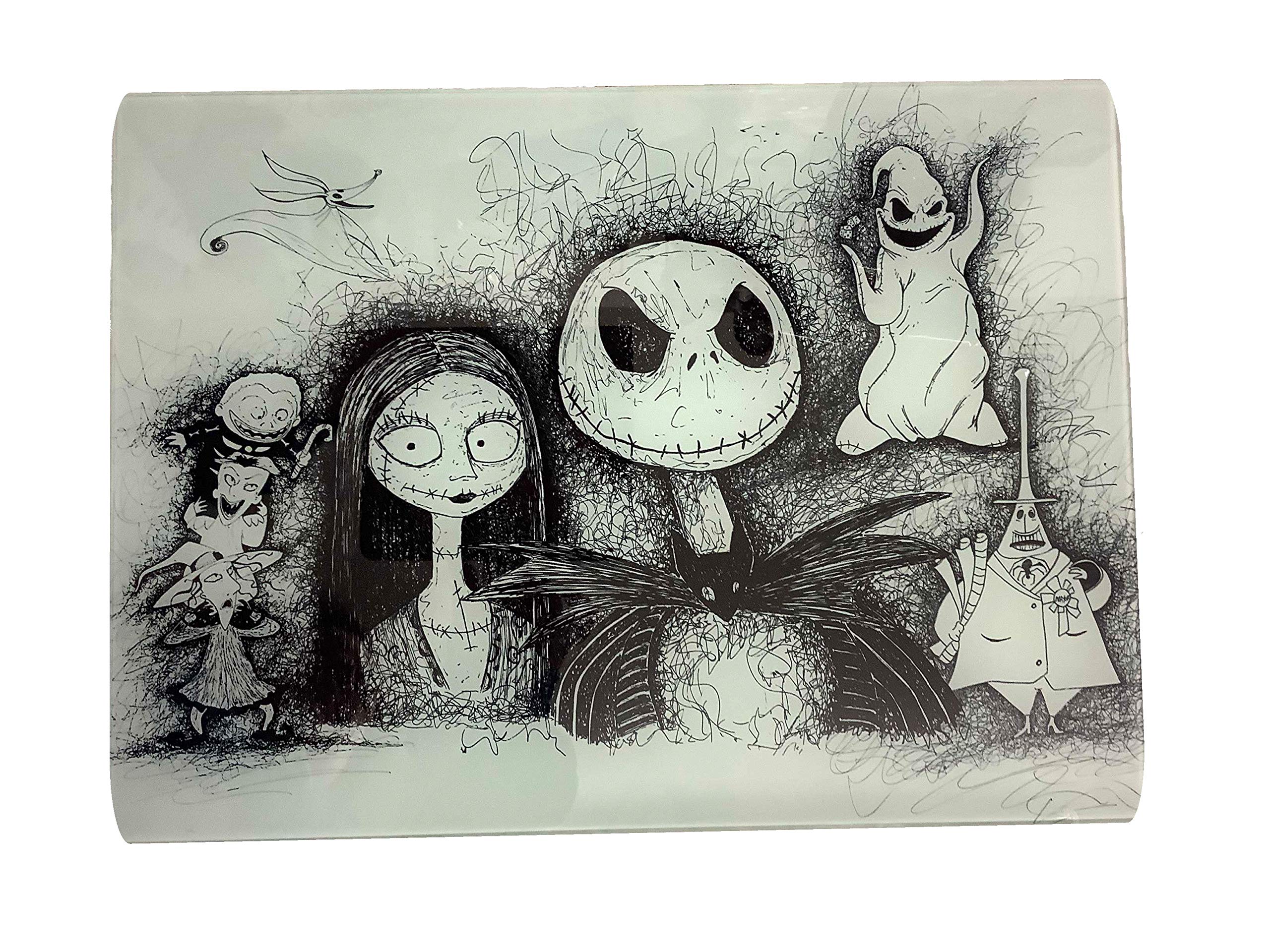 Nightmare Before Christmas Chopping board Cutting workstop saver Glass
