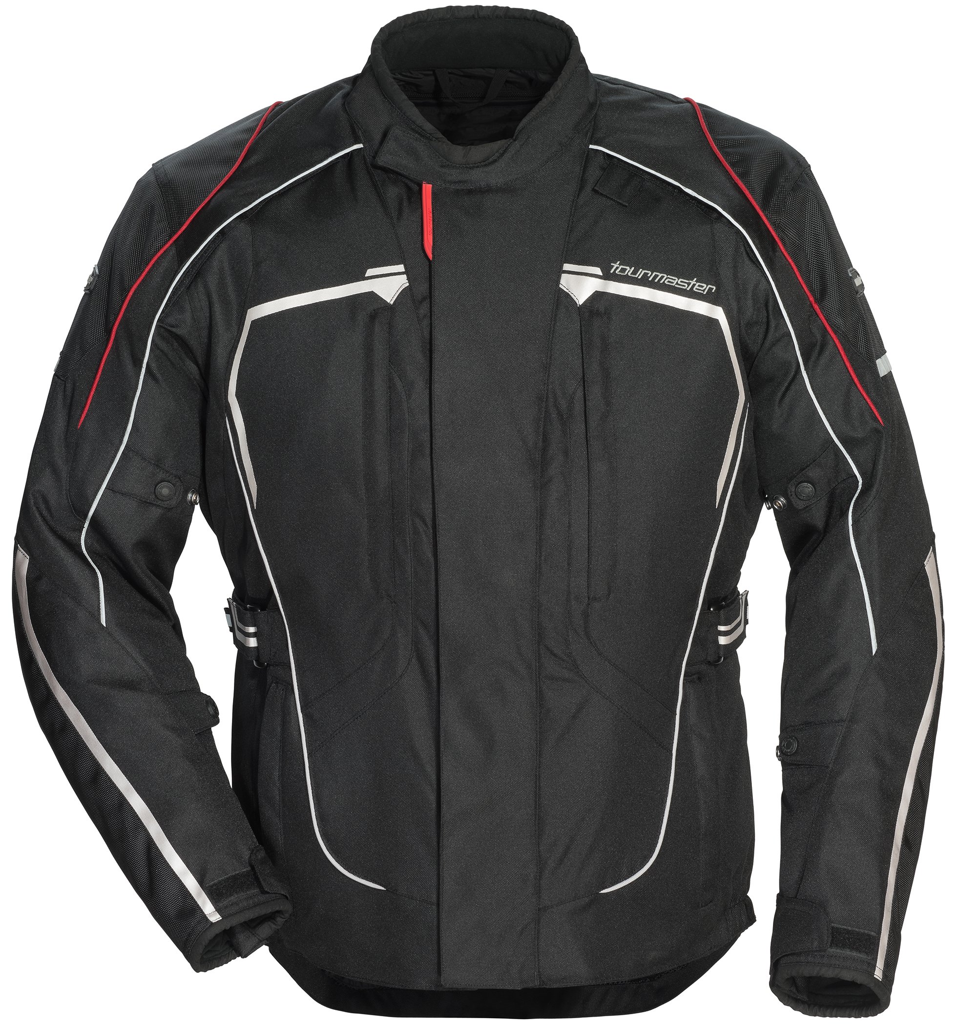 Tourmaster Advanced Men's Textile Motorcycle Jacket (Black, Small)