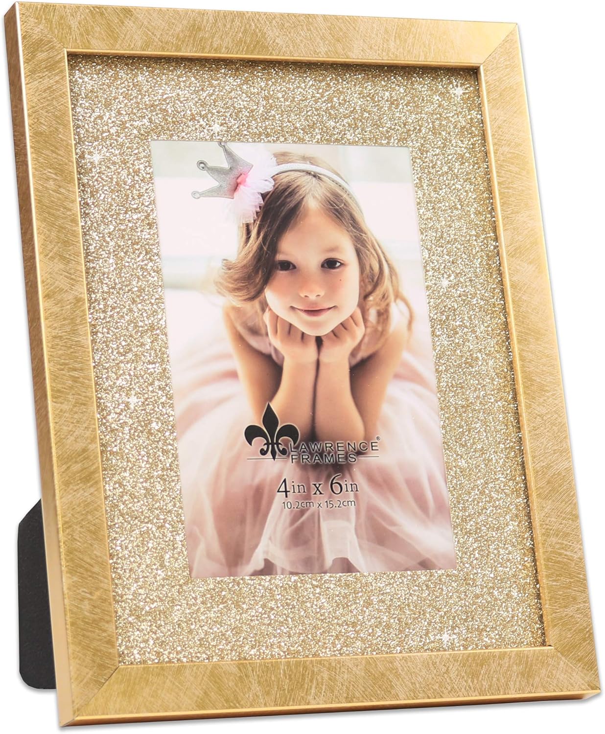 Lawrence Frames Shine Picture Frame, 4x6, White