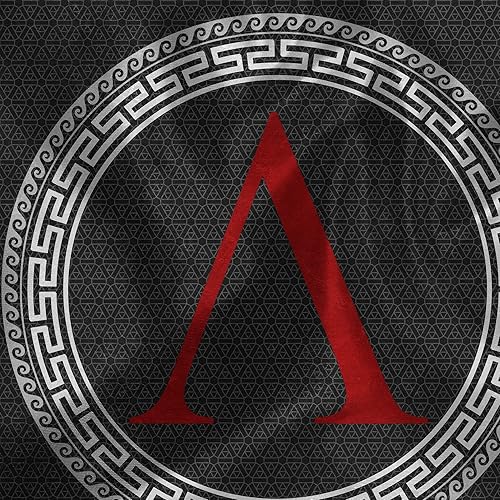 Miniatura 4 de Tapiz con emblema de la ciudad griega antigua, bandera de Polis griega, póster para colgar en la pared, 39.4 x 49.2 in, decoración de pared