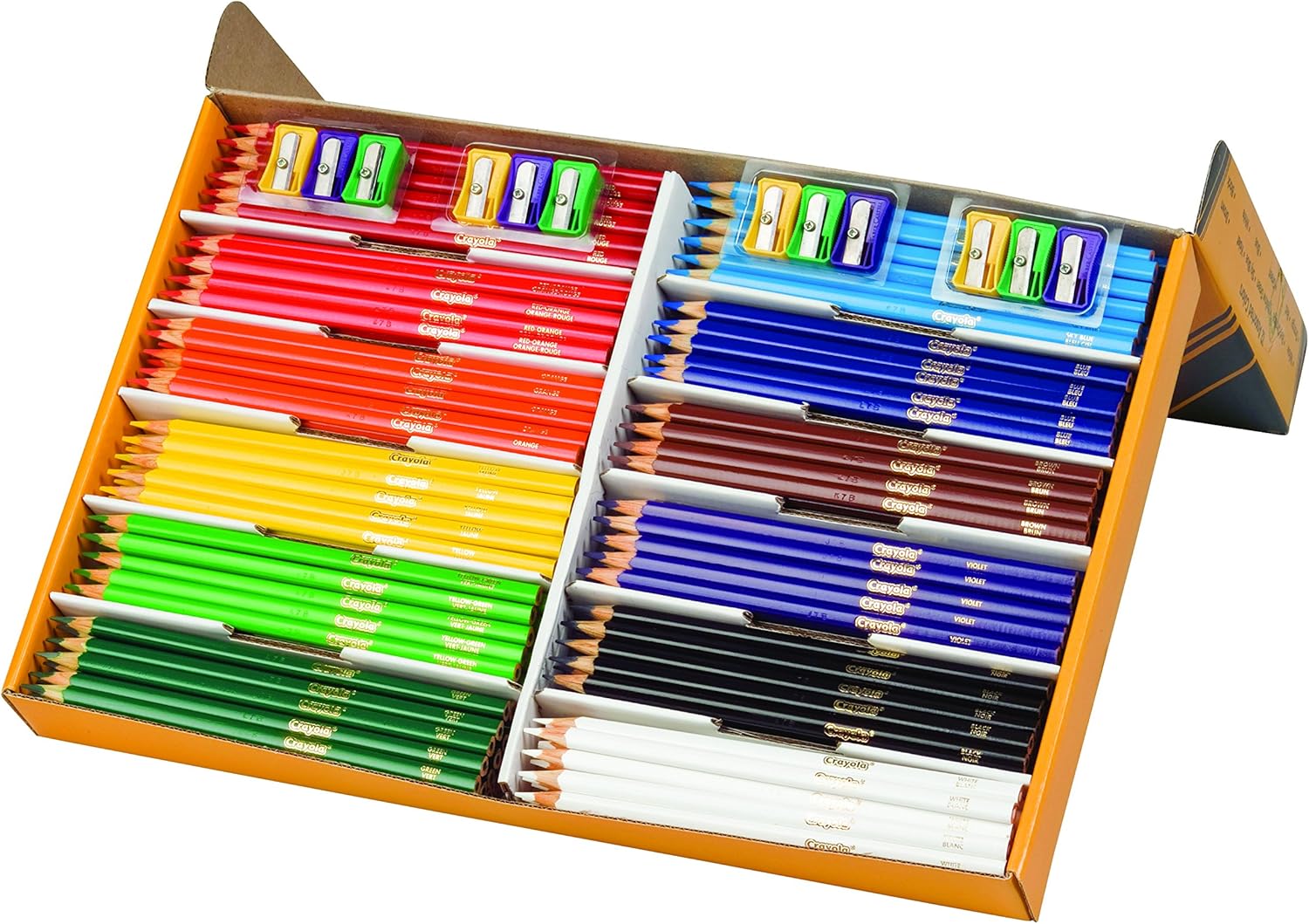 Crayola 240 Colored Triangular Pencil Classpack (12 Colors) Amazon