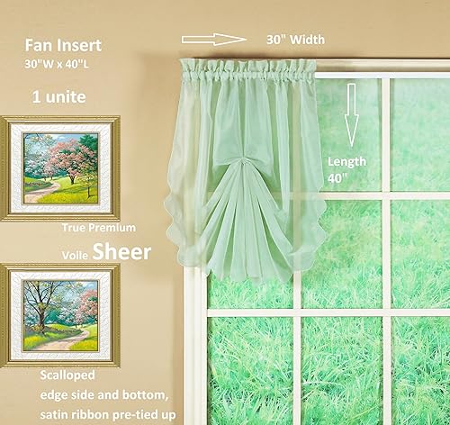 Vista 166 de Today's Curtain - Cortina Emelia de gasa original, panel de 84 pulgadas, negro, 60 pulgadas de ancho x 84 pulgadas de largo