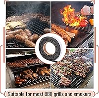 Vista 6 de UNCO Junta para ahumador - 15 pies, 1/2"X1/8", parrilla de alta temperatura y junta para barbacoa