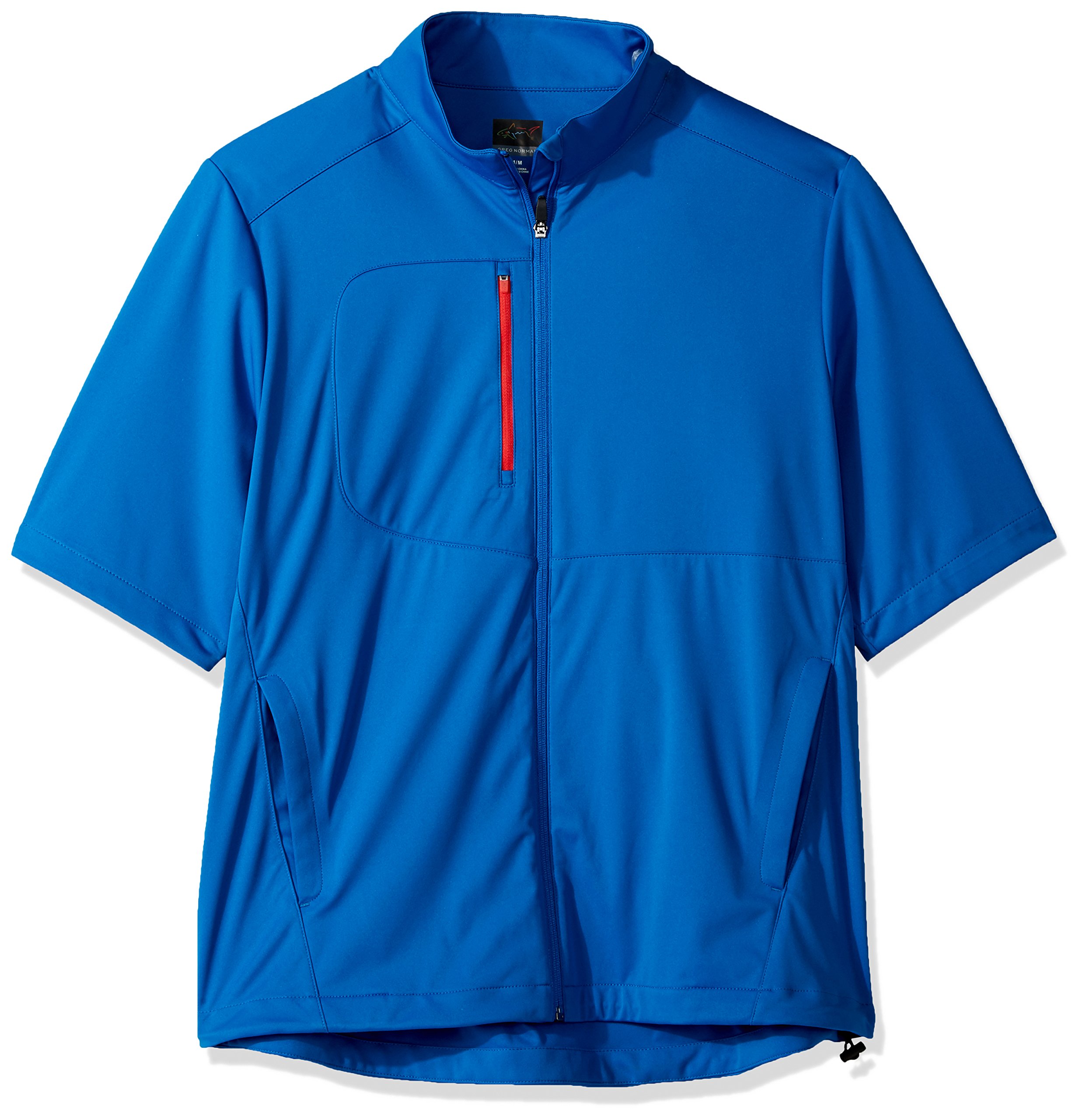 Coupe-vent noir manches courtes Greg Norman quart fermeture