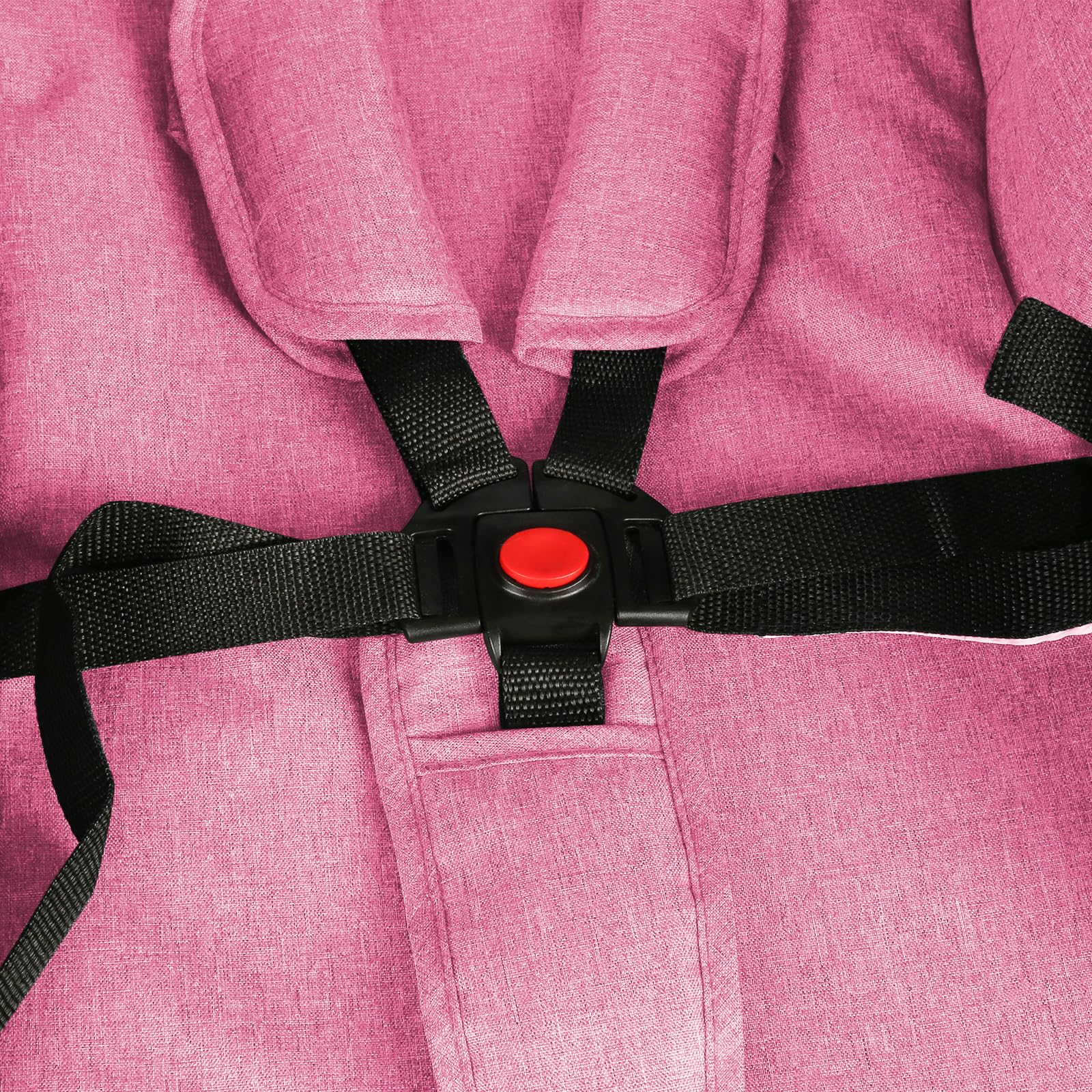 Cochecito Canne, 0-6 años, 0-35 kg, Cochecito Bebe Ligero y Compacto, Posición Alargada, Ajuste del Respaldo hasta la Posición Acostada, Ligero y Manejable, Rosa