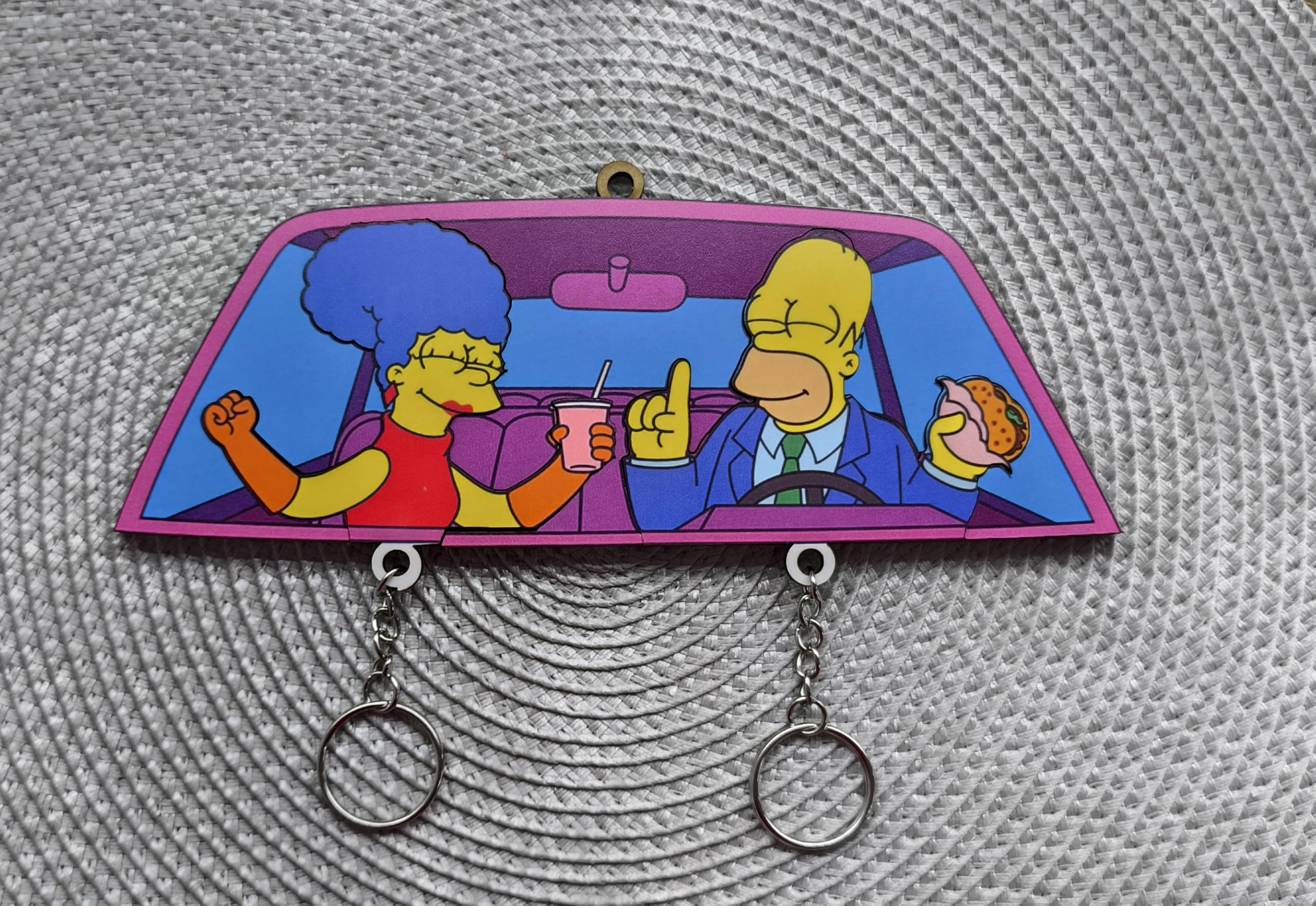 Cuelga llaves de los Simpsons