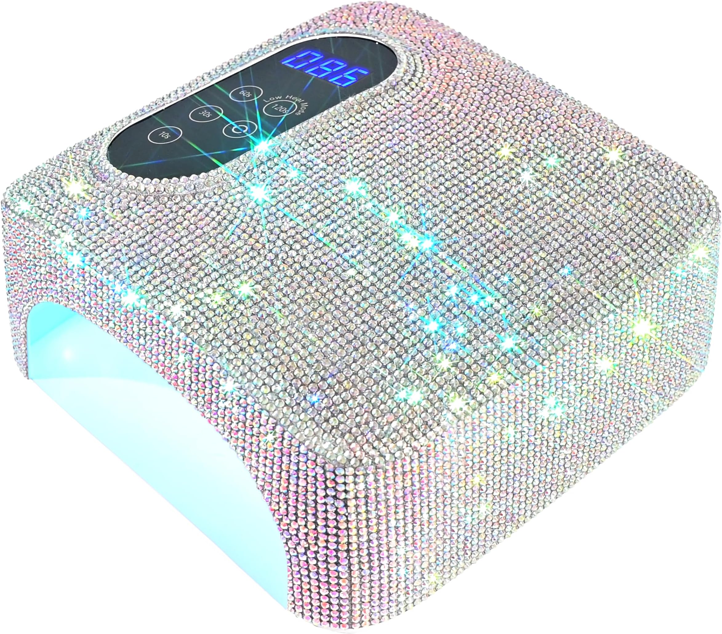 72W Cordless Led Nail Lamp, Rechargeable Nail Dryer