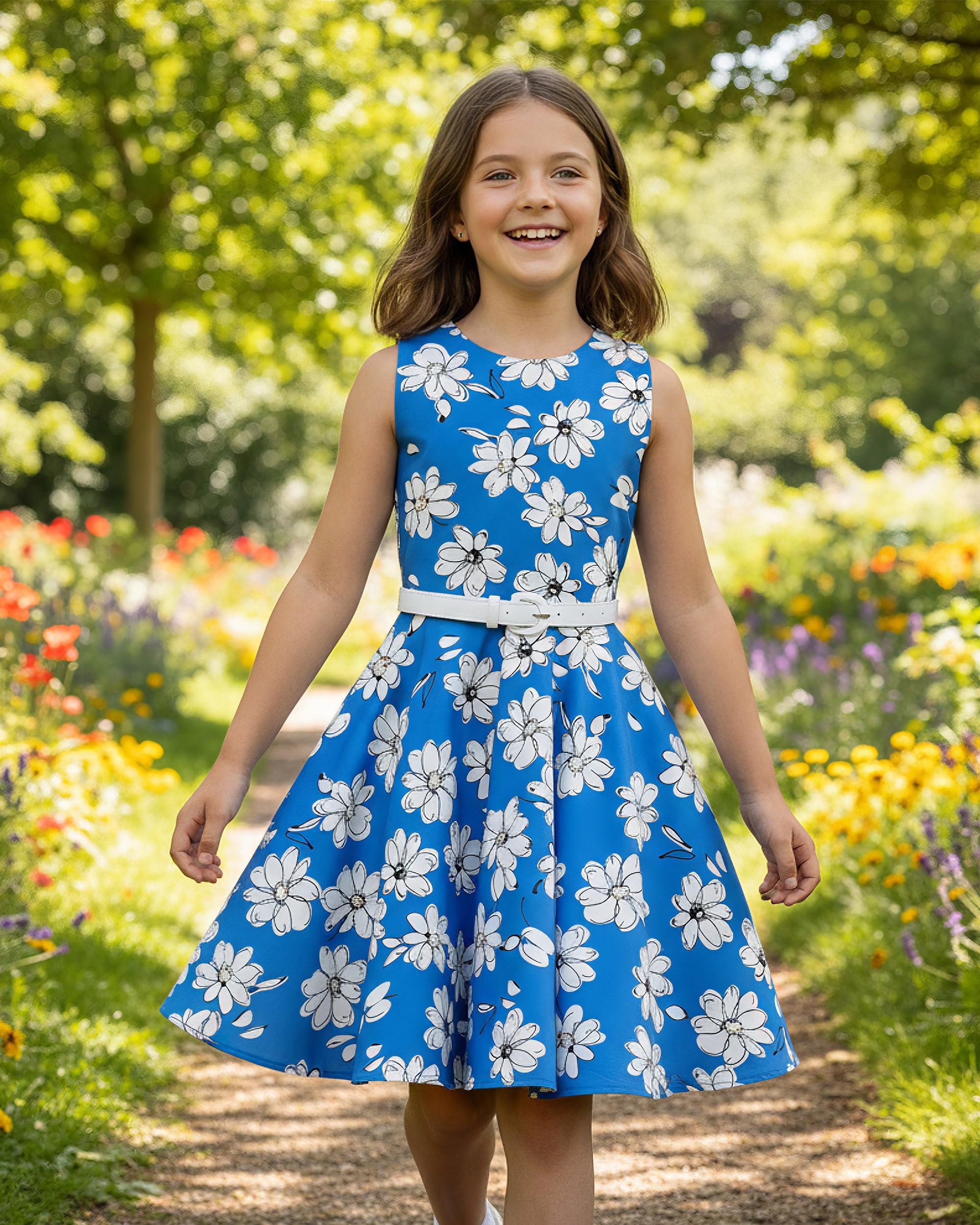 BlackButterfly Kinder 'Audrey' Vintage Kleid im 50er-Jahre-Stil