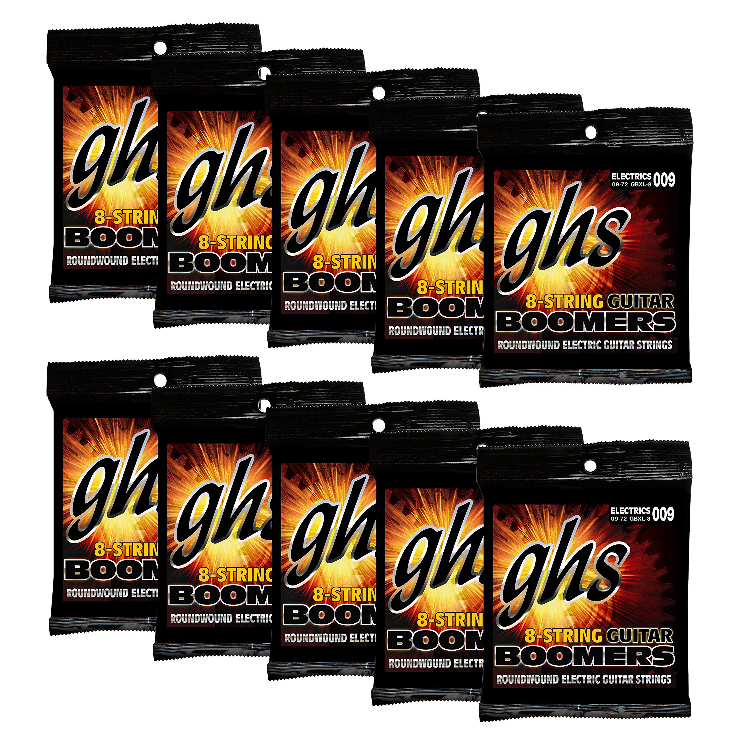 GHS Strings Struny do gitary elektrycznej (GBXL-8-10 SET)