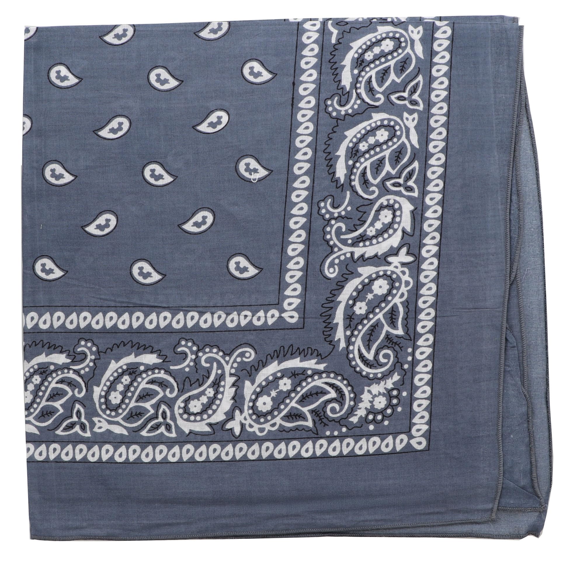Motique Accessories Extra Large Paisley Bandana 27x27 Inch