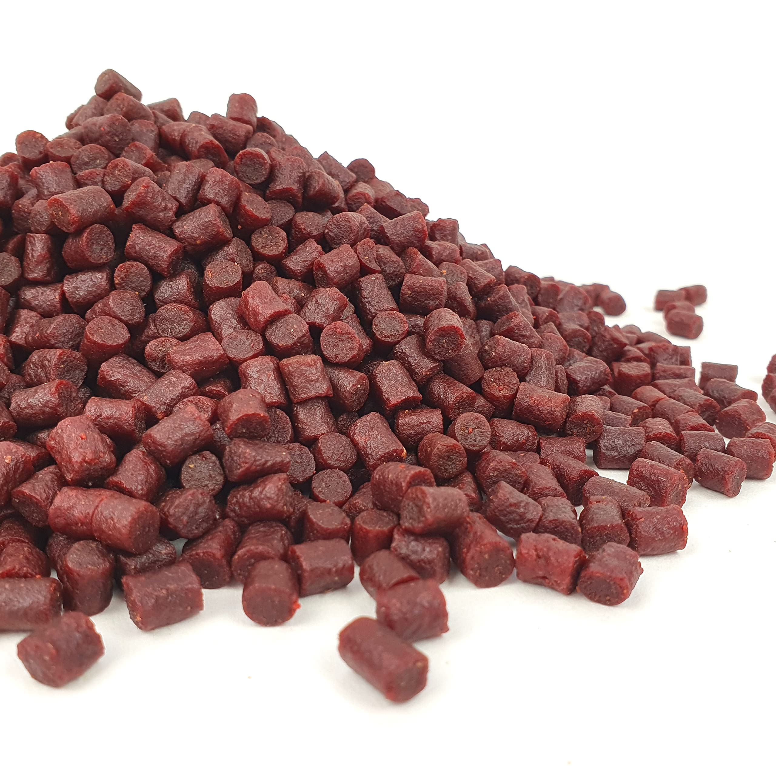 The Aqua Shack - Super Red Shrimp Pellets - 6mm Sinking Cichlid Colour Enhancing Parrot Oscars (1kg)