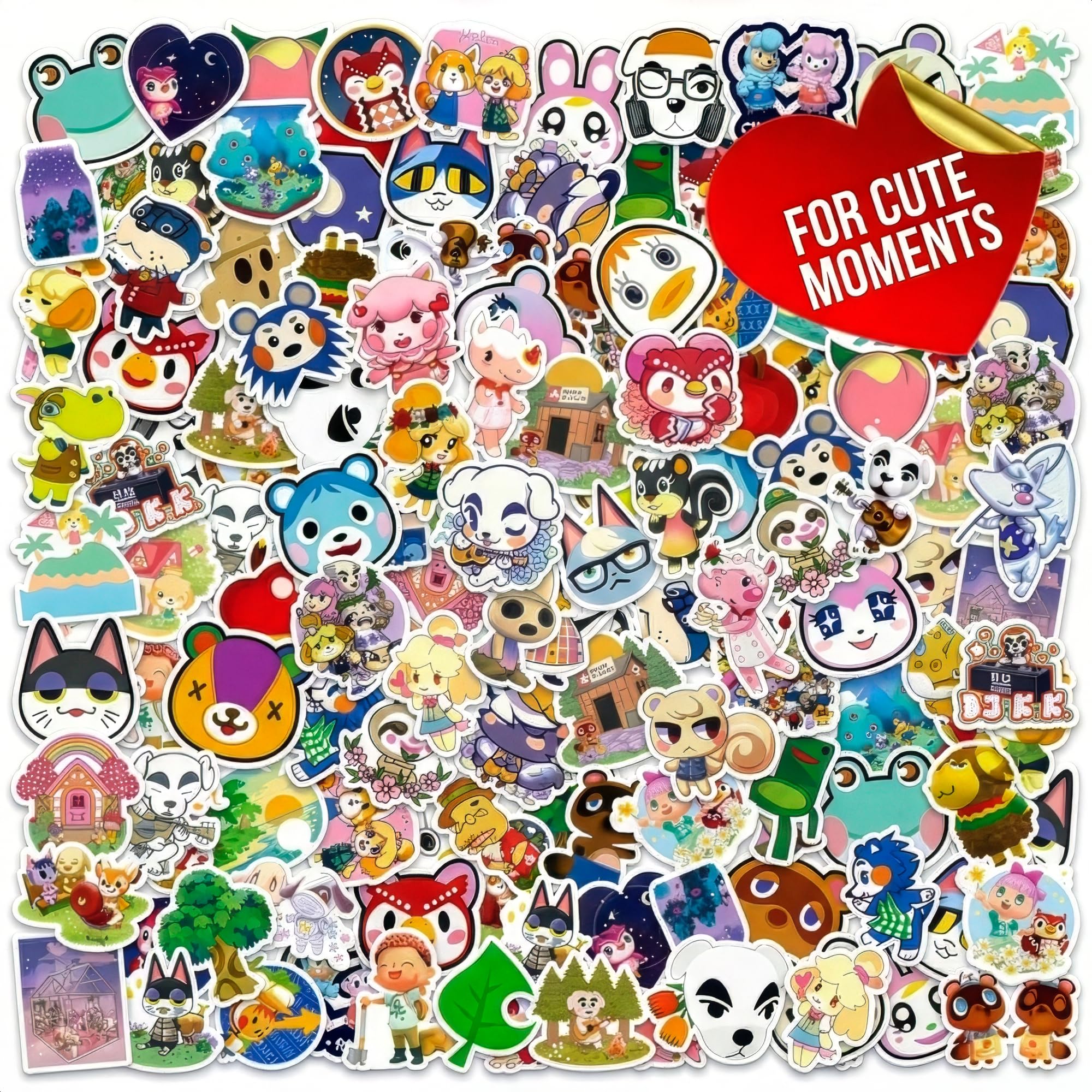150Pcs Cute Animal Water Bottle Stickers - Animal Decals for Water Bottles Games Vinyl Stickers for Cars, Laptop Decals for Cars, to Decorate Bicycle,