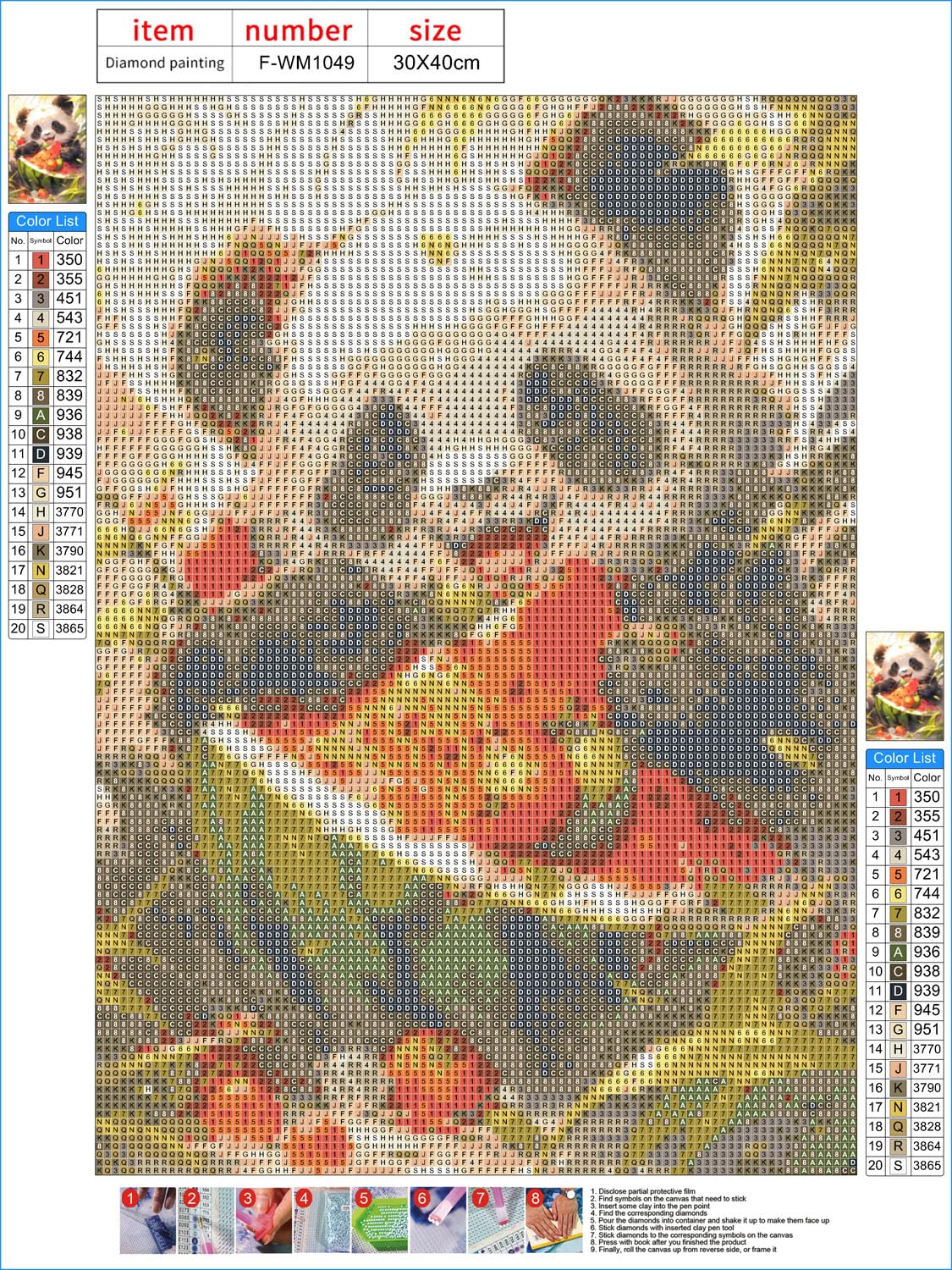【早い者勝ち‼️】ダイヤモンドアート11個セット Amazon | LEADINTOP ダイヤモンドアート 四角いビーズ パンダ 夏