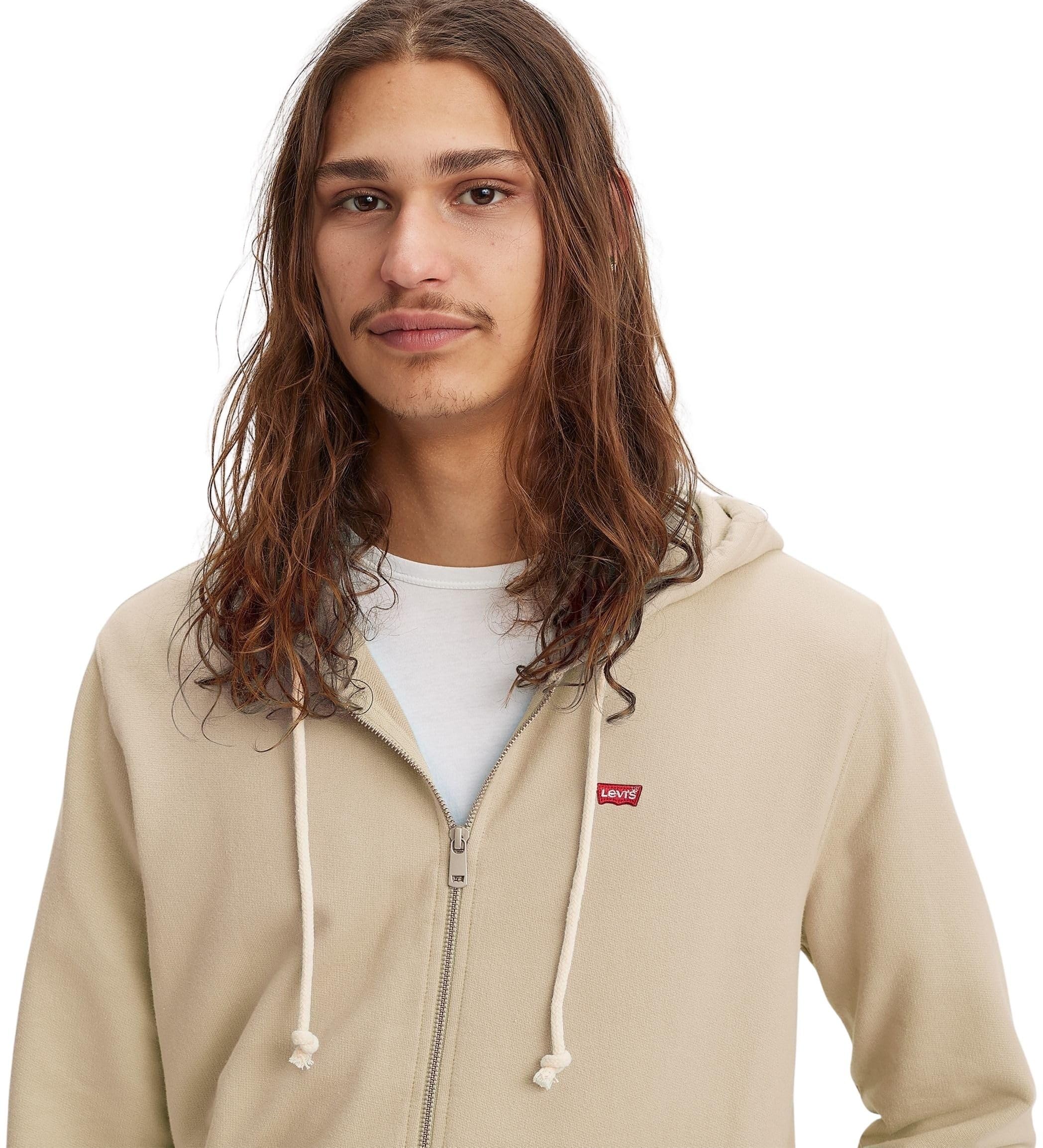 Levi’s Homme Sweat zippé Original en Coton avec Capuche