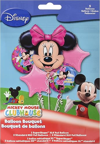 Anagram International - 1879601 Anagram International BOUQUET MINNIE MOUSE, talla única, multicolor