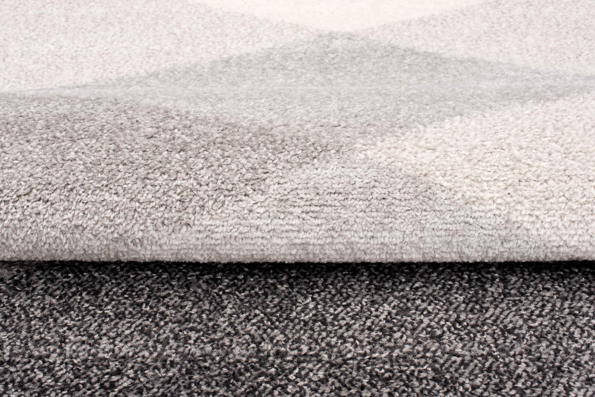 Tapiso LAZUR dywan do salonu, krótkie runo, nowoczesne figurki geometryczne, szary, ciemnoszary, czarny, kremowy, żółty, do sypialni, Ökotex 300 x 400 cm