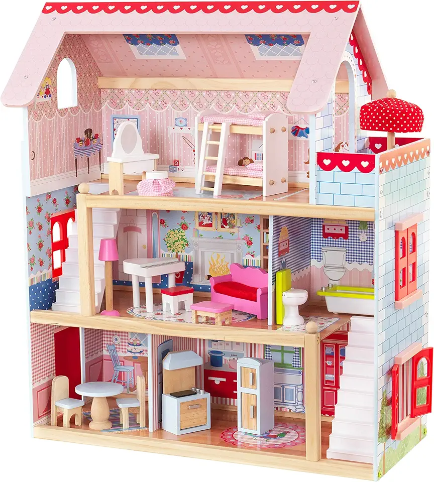 juegos de casas de muñecas de 5 pisos