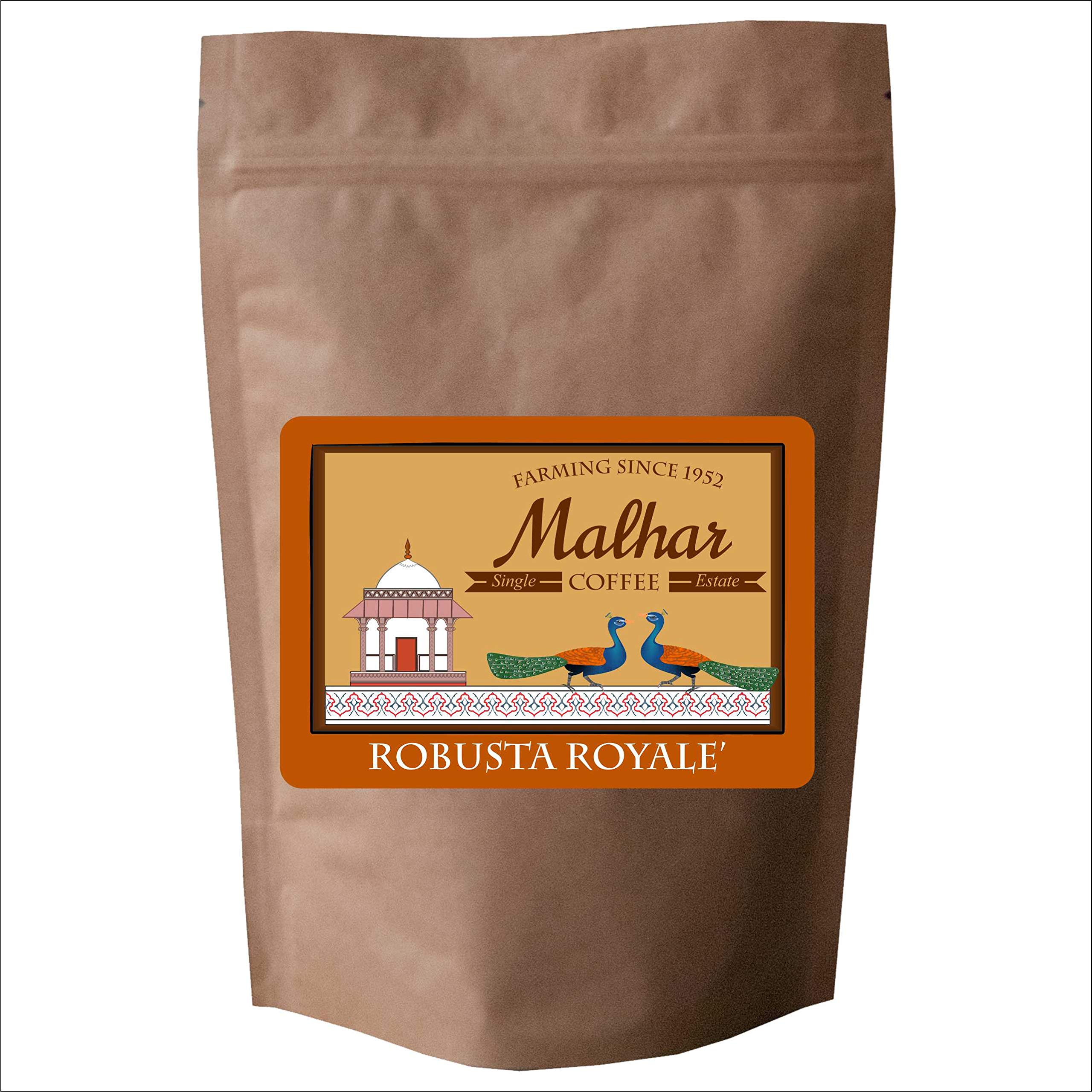 Fivefarms - MALHAR ROBUSTA Royale' - 100% Sundried Robusta - 200gms (Coarse Grind)