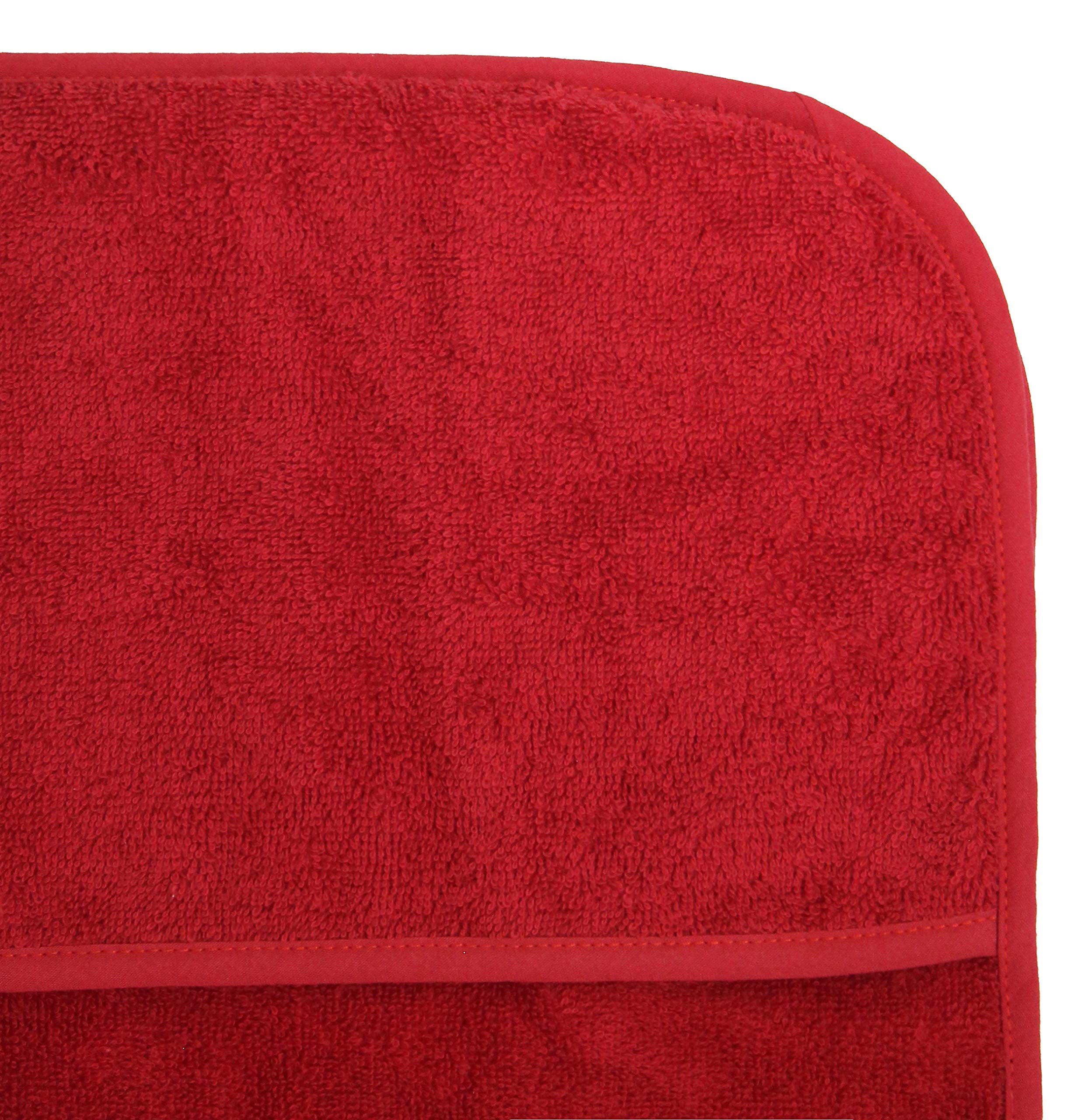 VIVEZEN Serviette de plage à rabat pour transat de bain, 100 % coton
