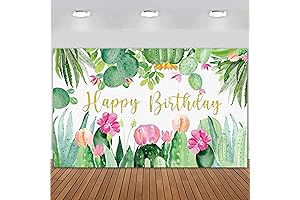 Cactus Backdrop for Unforgettable Party Memories