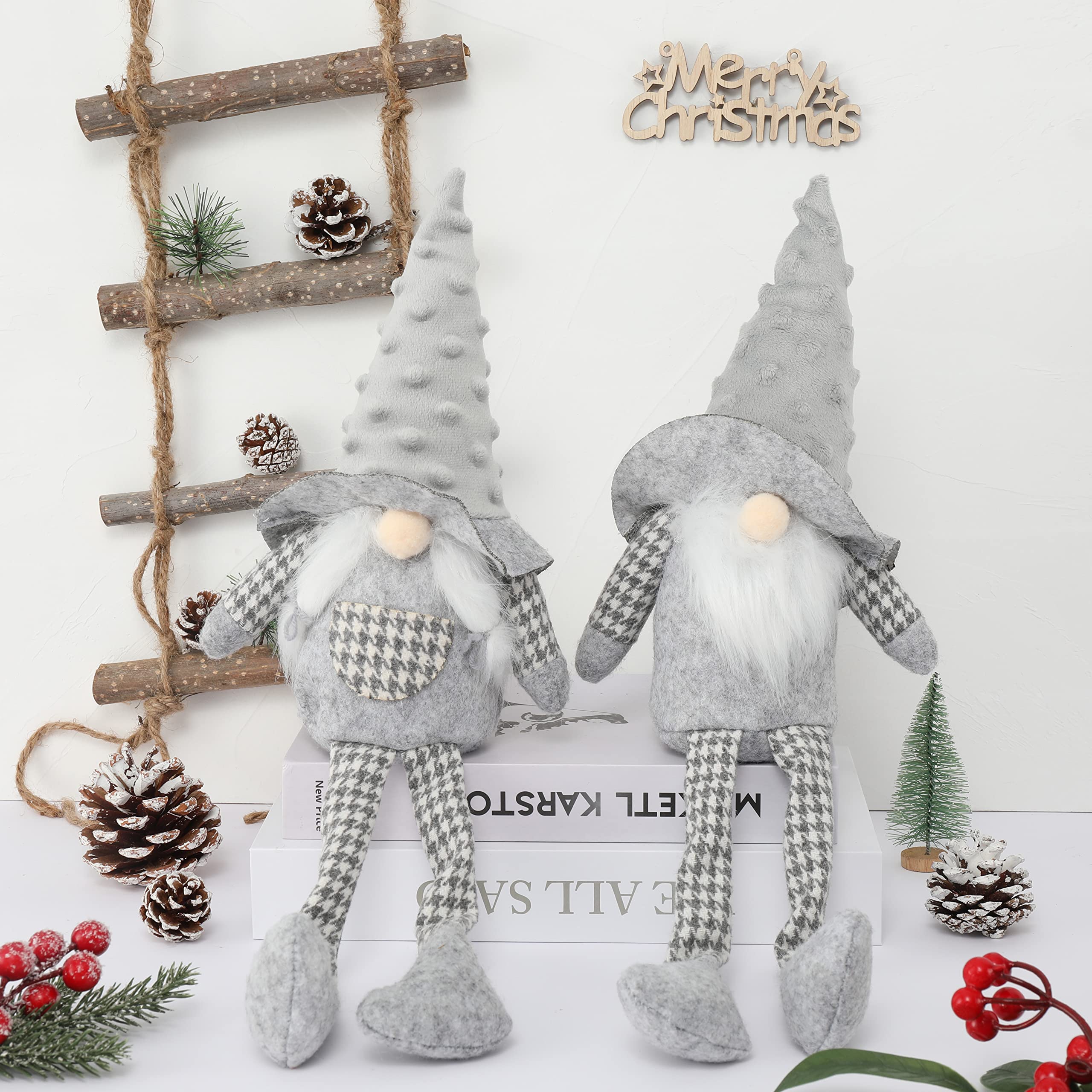 Swedish Tomte Elves Tomte Gnome Ornament Little Figurine Faceless Doll