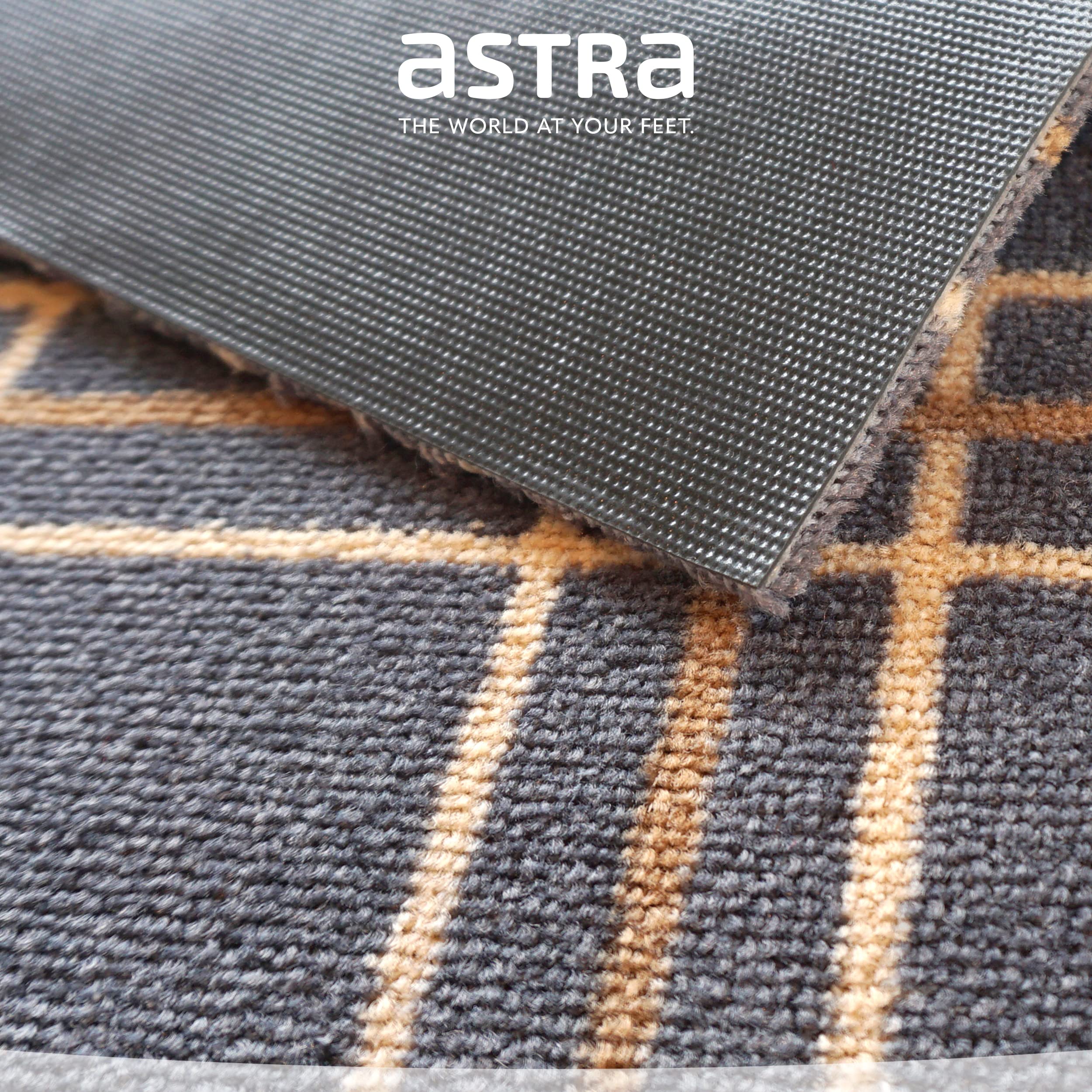 Tapis De Propreté Antidérapant Miabella - 50x150 Cm, Lavable En Machine, Design Coffee Natural
