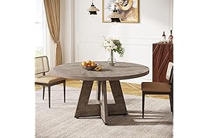 Farmhouse Round Dining Table for the Perfect Family Meals