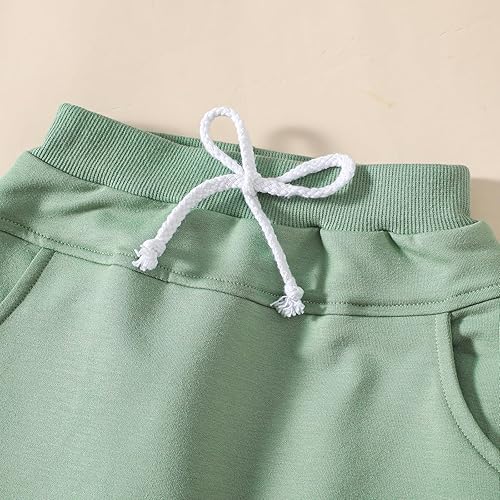 Miniatura 6 de Omkzanbi Big Brother Little Brother - Conjunto a juego con sudadera Big Brother y hermano menor, pantalón deportivo, ropa de otoño e invierno