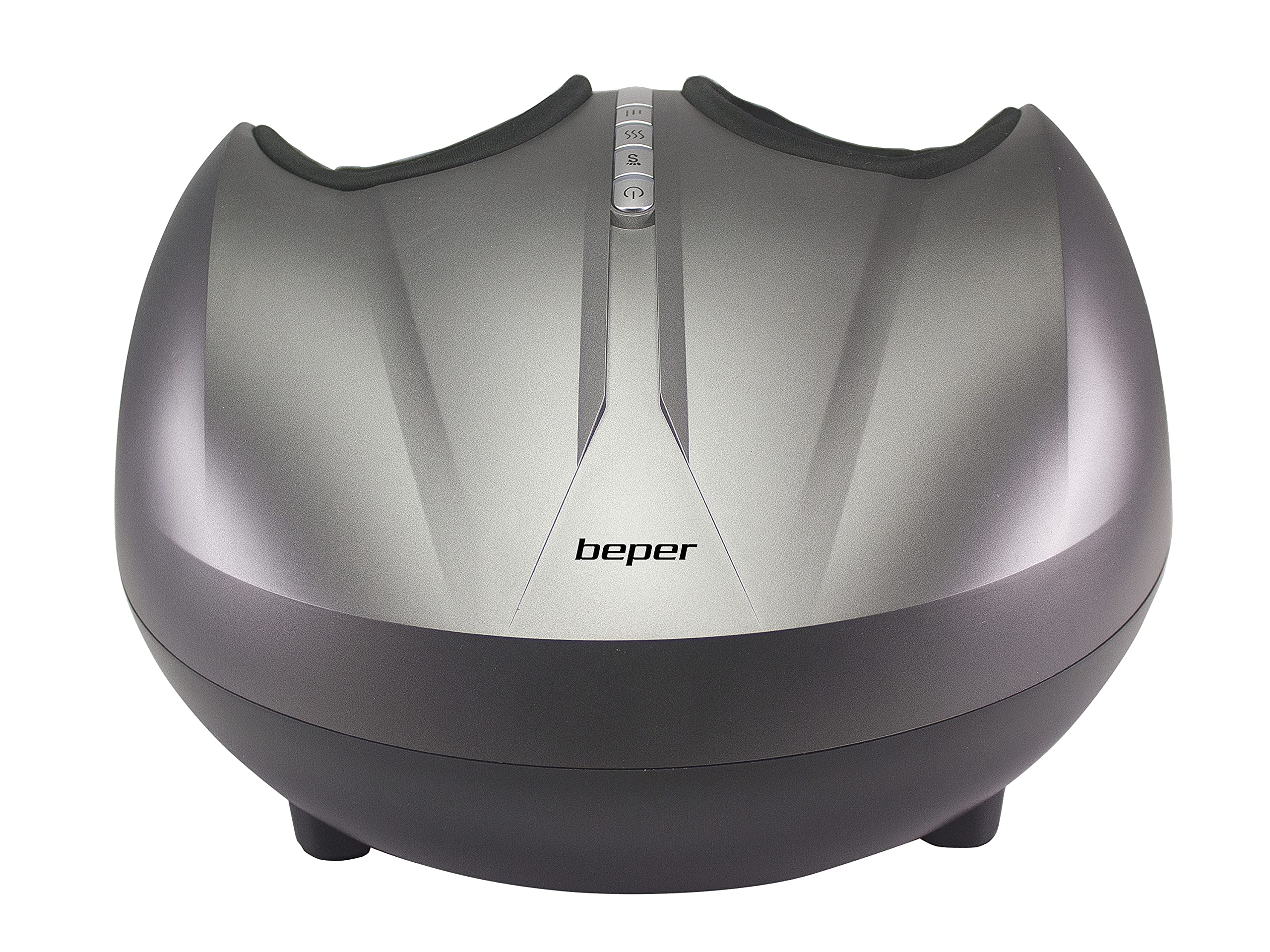 BEPER P302MAS050 masażer do stóp Shiatsu z kompresją ciepła i powietrza, 3 intensywności, 2 poziomy ciepła, pilot zdalnego sterowania, idealny do domu i biura