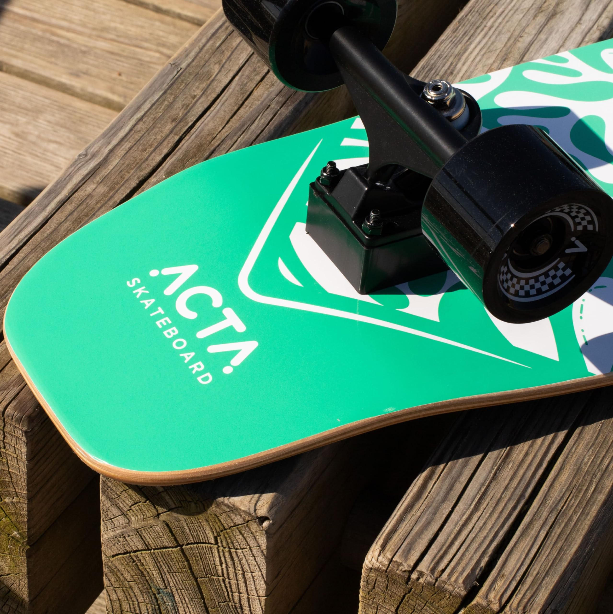 ACTA Surfskate Seaweed 31" - Tabla de Surf de Arce de 7 Pliegues, Ideal para Principiantes e intermedios, para pumptrack, Cruising y Carving Urbano