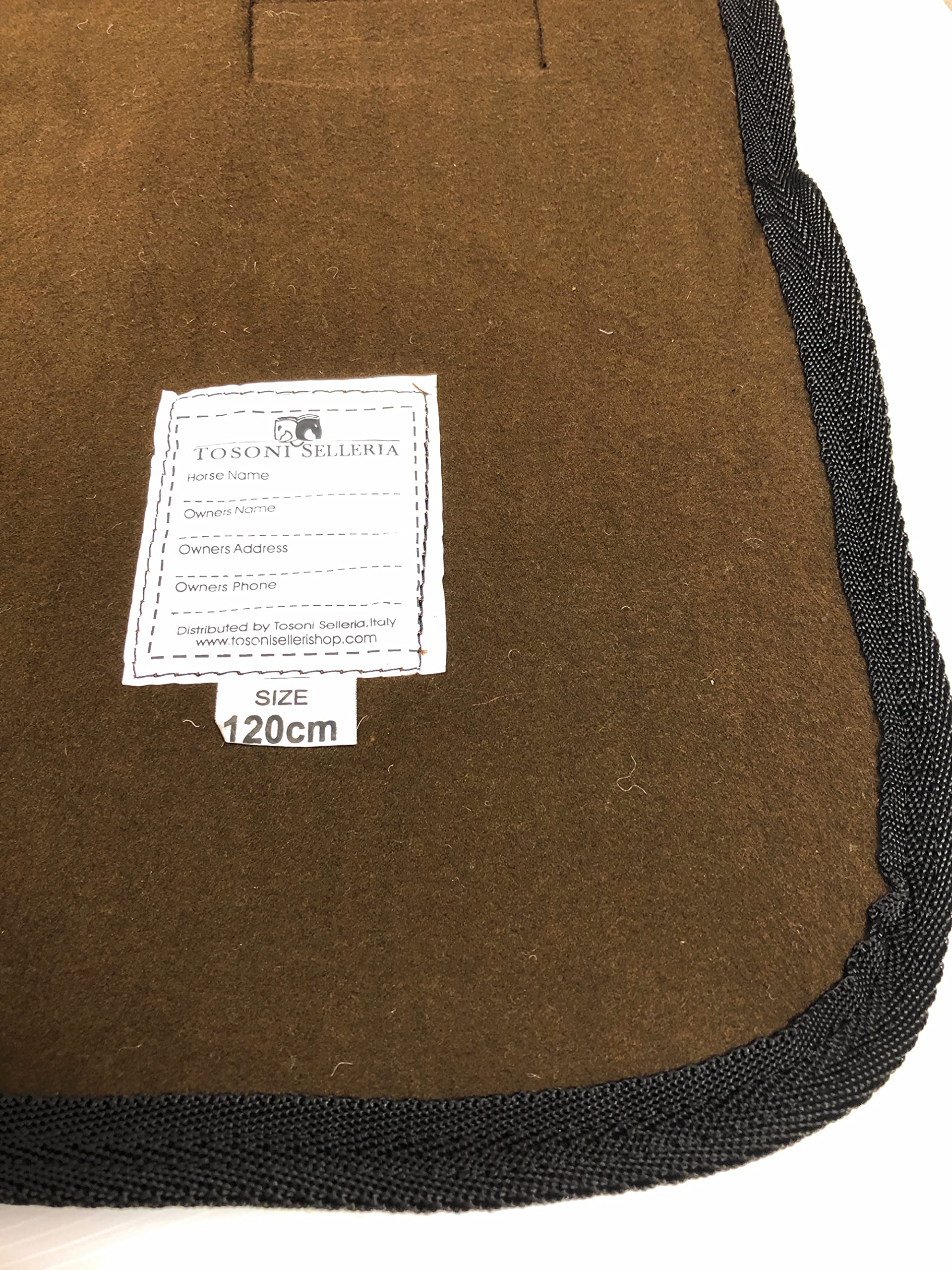 Horses, Manta Polar Para Caballos, Modelo Basic, Suave y Confortable, Ideal Para Transporte y Después del Trabajo (marrón - 145 cm)