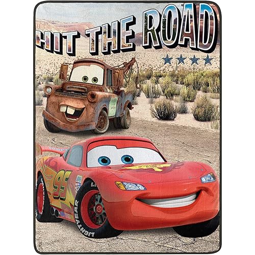 Northwest Cars Micro Raschel Throw Blanket, 46" x 60", Hit the Road