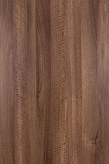 Large Walnut Wood Contact Paper 48x118 inch Peel and Stick Wood Grain Wallpaper Self-Adhesive Wooden Look Decorative Wallpaper Removable Countertop Vinyl Wrap for Drawer Liner Cabinets Walls