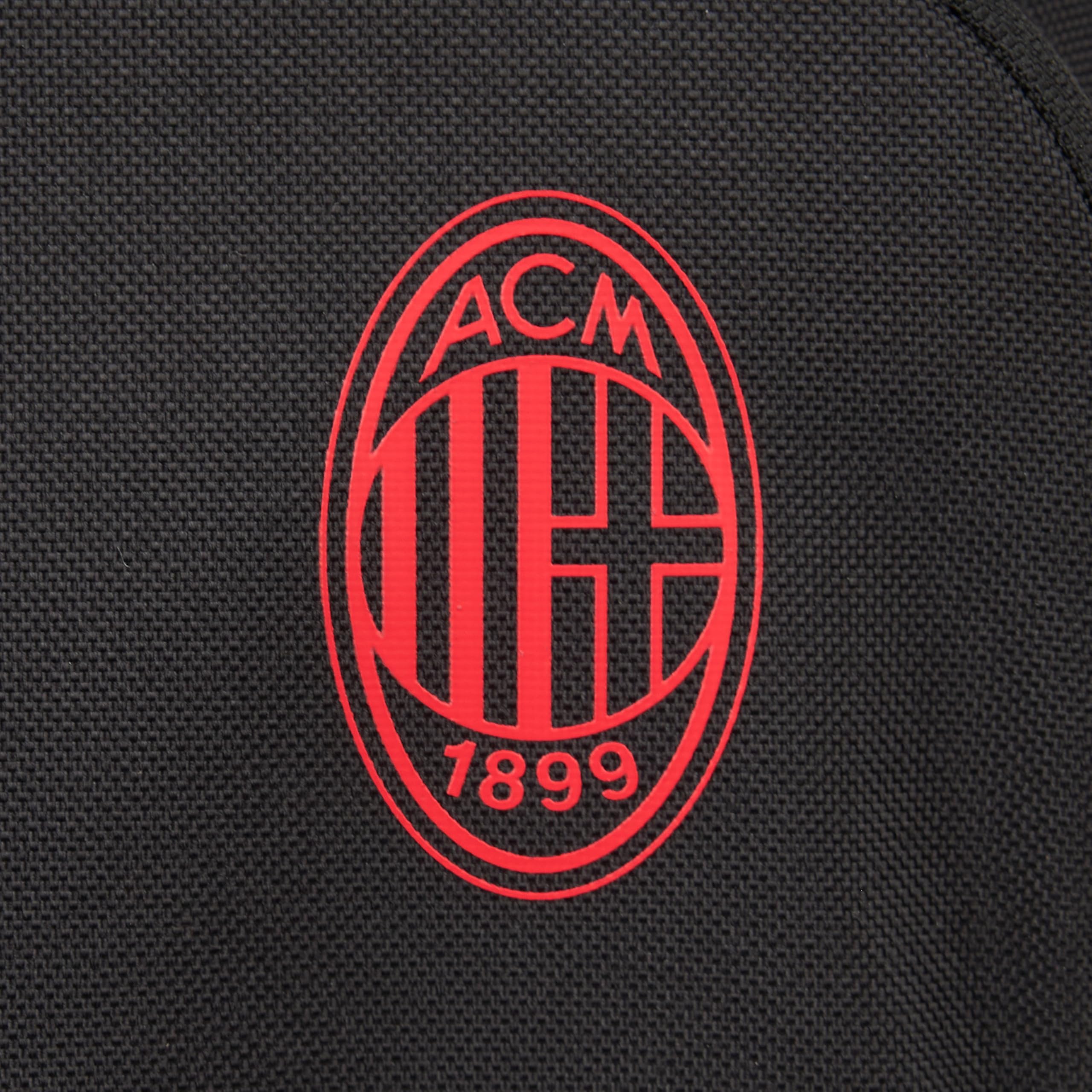 A.C. Milan - Zaino da Viaggio, Scuola o Ufficio, Prodotto Ufficiale con Logo AC Milan, Unisex, Nero