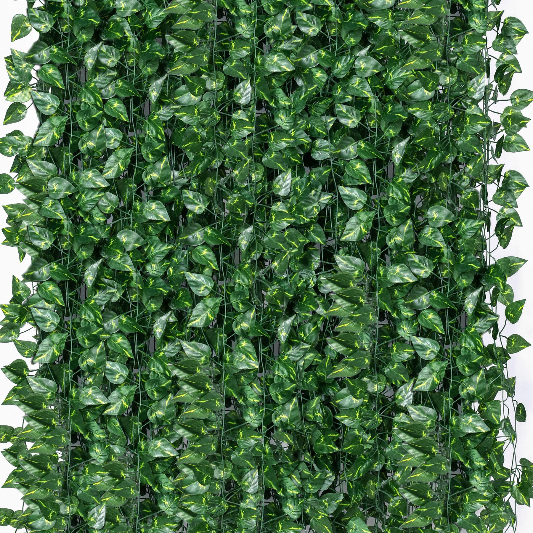 Künstliche grüne Girlande, Efeublätter, Weinblätter, künstliche Blumen, Blätter, für Schlafzimmer, Garten, Wanddekoration
