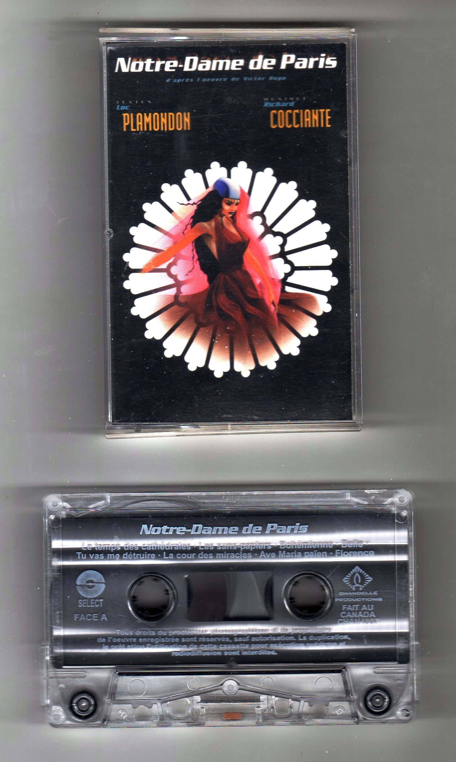 Notre-Dame de Paris Par Artistes Variés (CASSETTE AUDIO, 1997) [Audio Cassette] Various Artists; Luc plamondon and Richard Cocciante