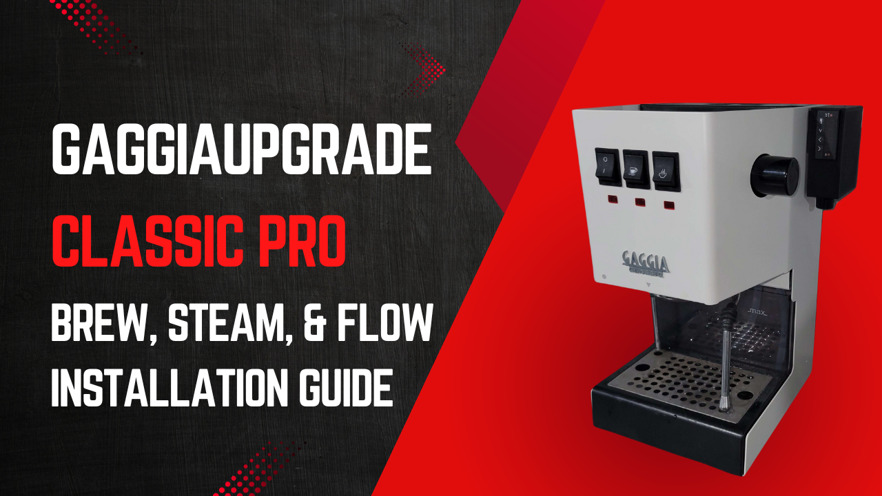 Amazon.com: Sungaze Gaggio Classic Pro PID Kit for Brew & Flow Control,  Pull $2000-$3000 Quality Shots, Compatible with the Classic, Classic Pro, &  Classic Pro Evo: Home & Kitchen